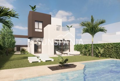 Chalet - Obra nueva -
            Pilar de la Horadada - NB-22341