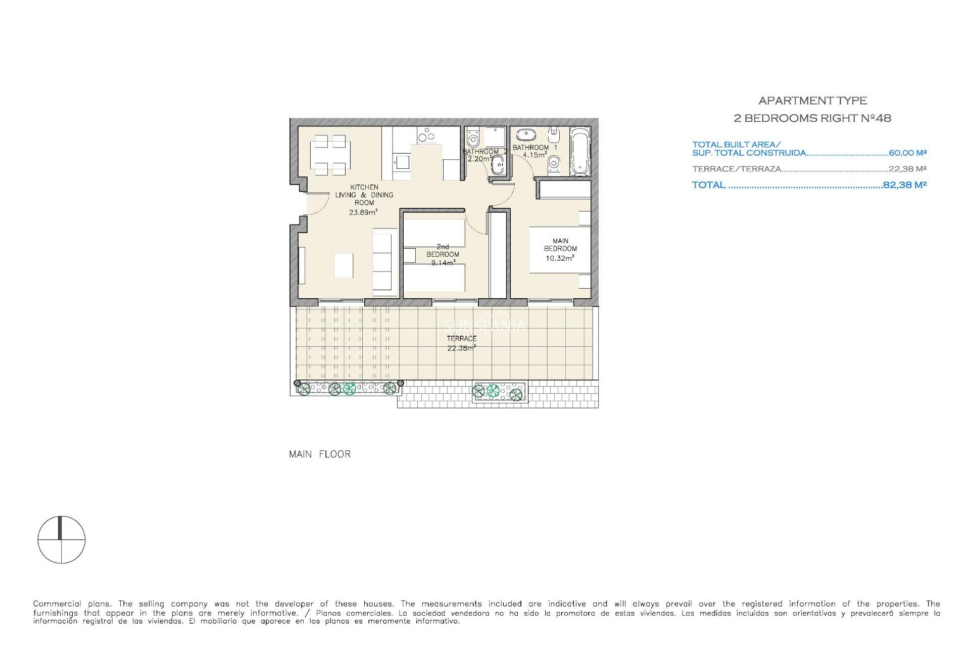 New Build - Apartment -
Aguilas - Collados