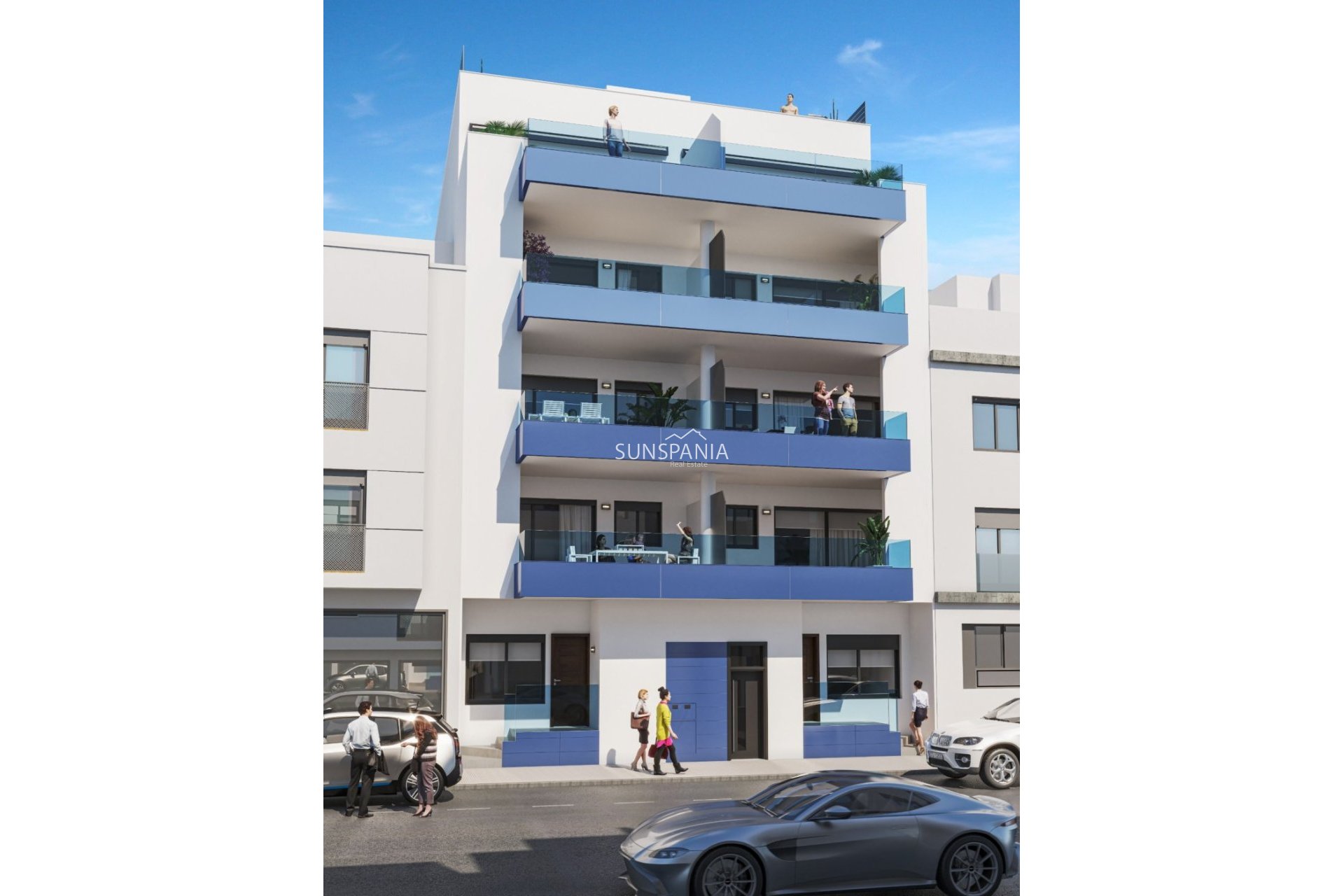 New Build - Apartment / flat -
Guardamar del Segura - Pueblo