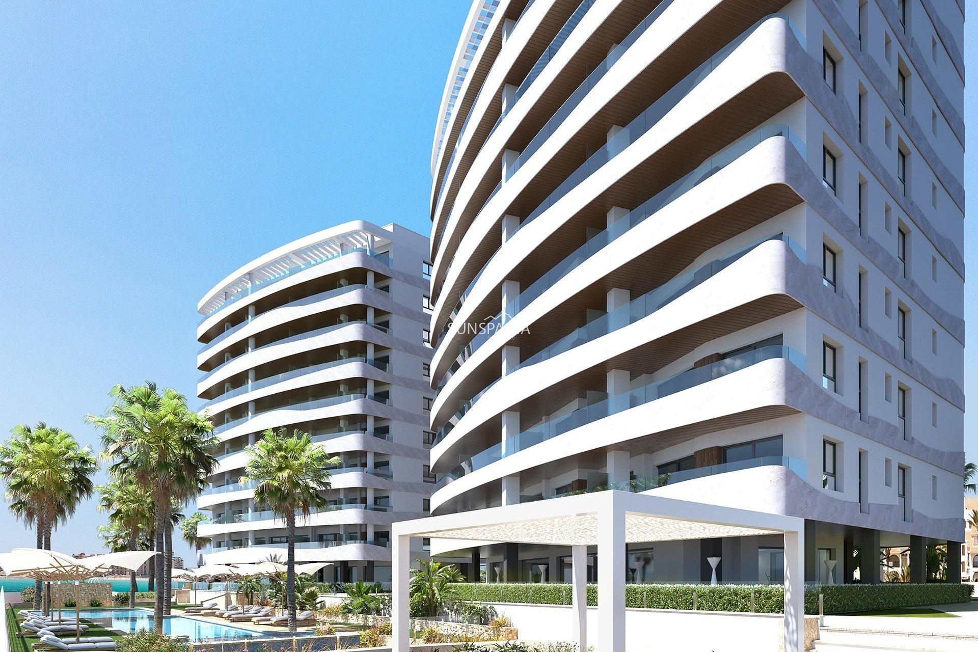 New Build - Apartment / flat -
La Manga del Mar Menor - 1ª Linea Del Mar Mediterraneo