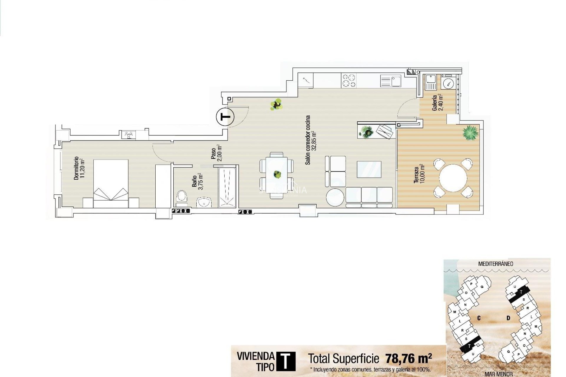 New Build - Apartment / flat -
La Manga del Mar Menor - La Manga