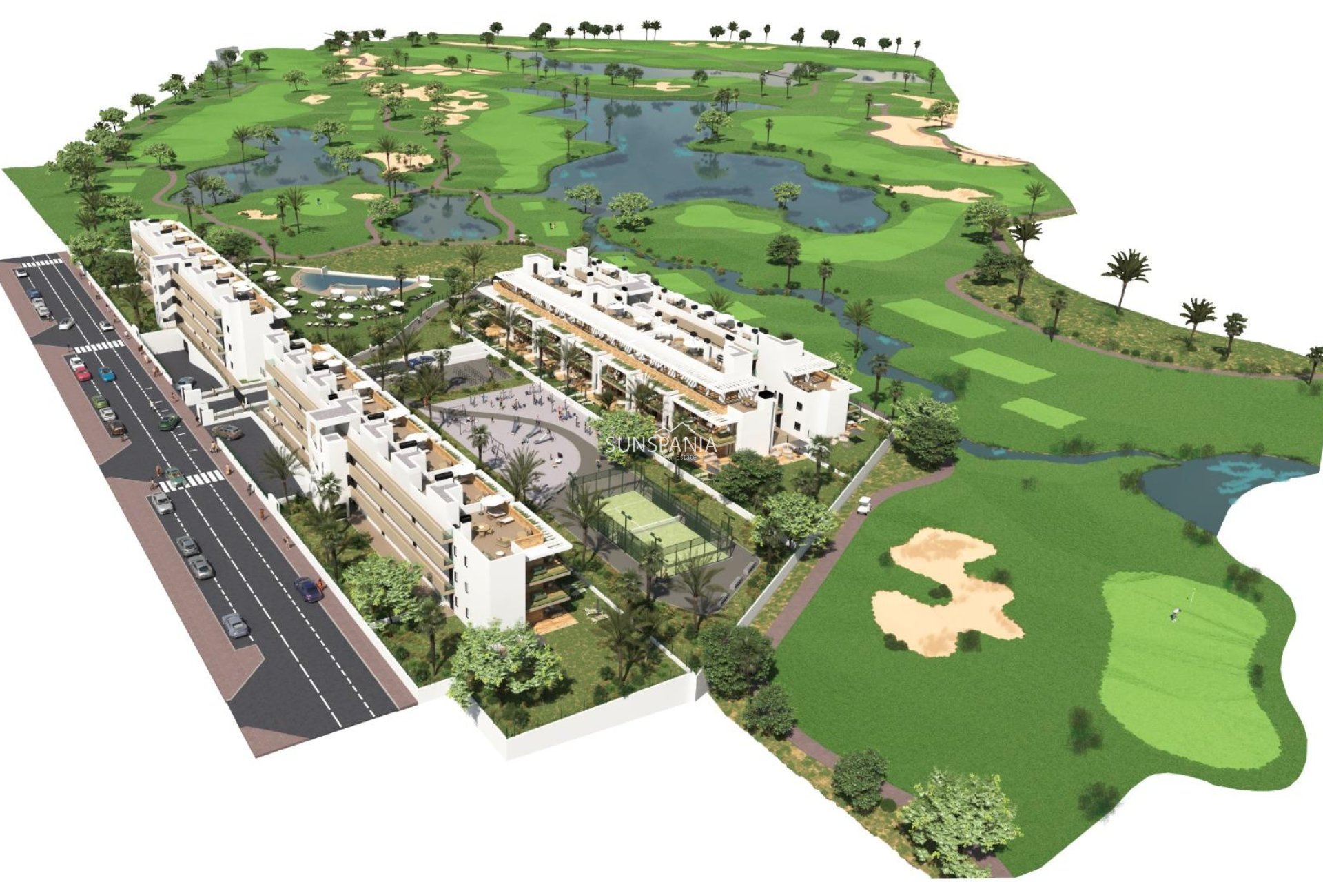 New Build - Apartment / flat -
Los Alcazares - Serena Golf