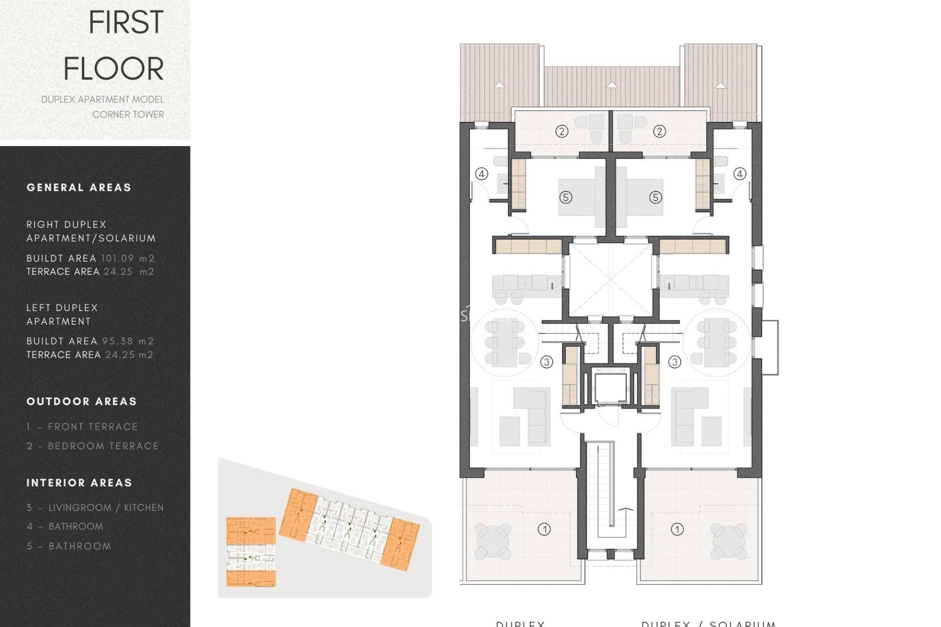 New Build - Apartment / flat -
Los Alcazares - Serena Golf