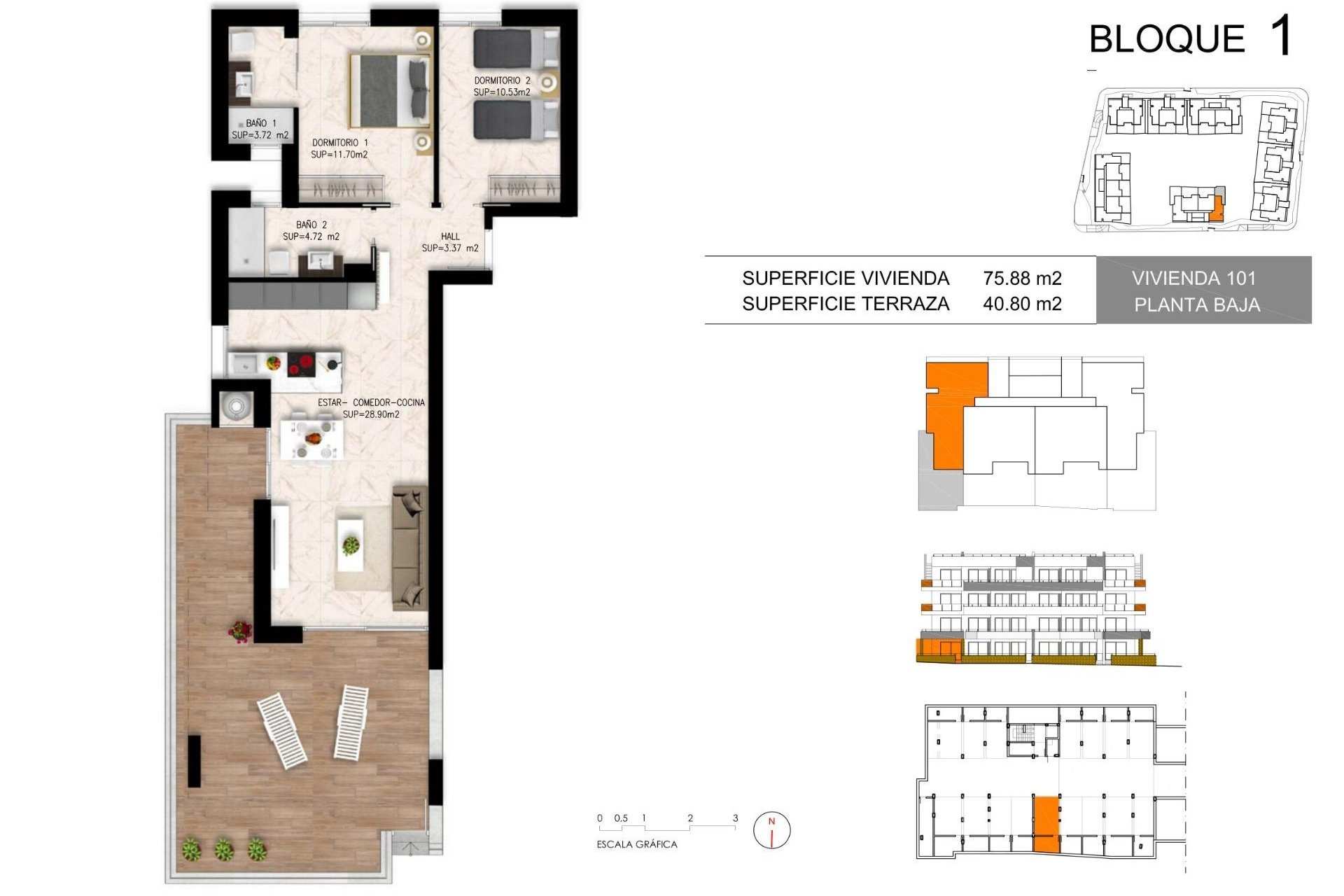 New Build - Apartment / flat -
Orihuela Costa - Los Altos