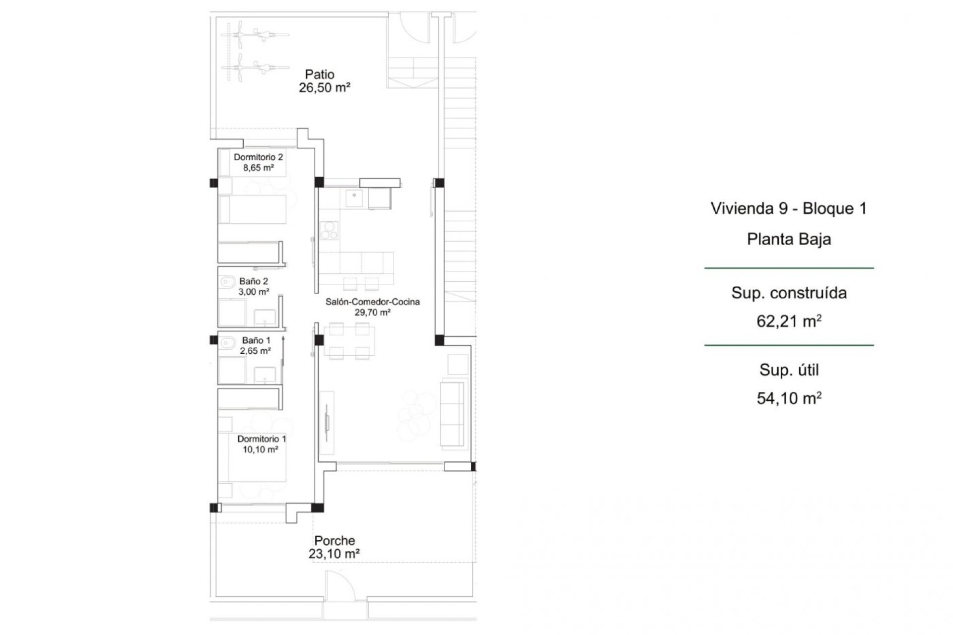 New Build - Apartment / flat -
Orihuela Costa - PAU 26