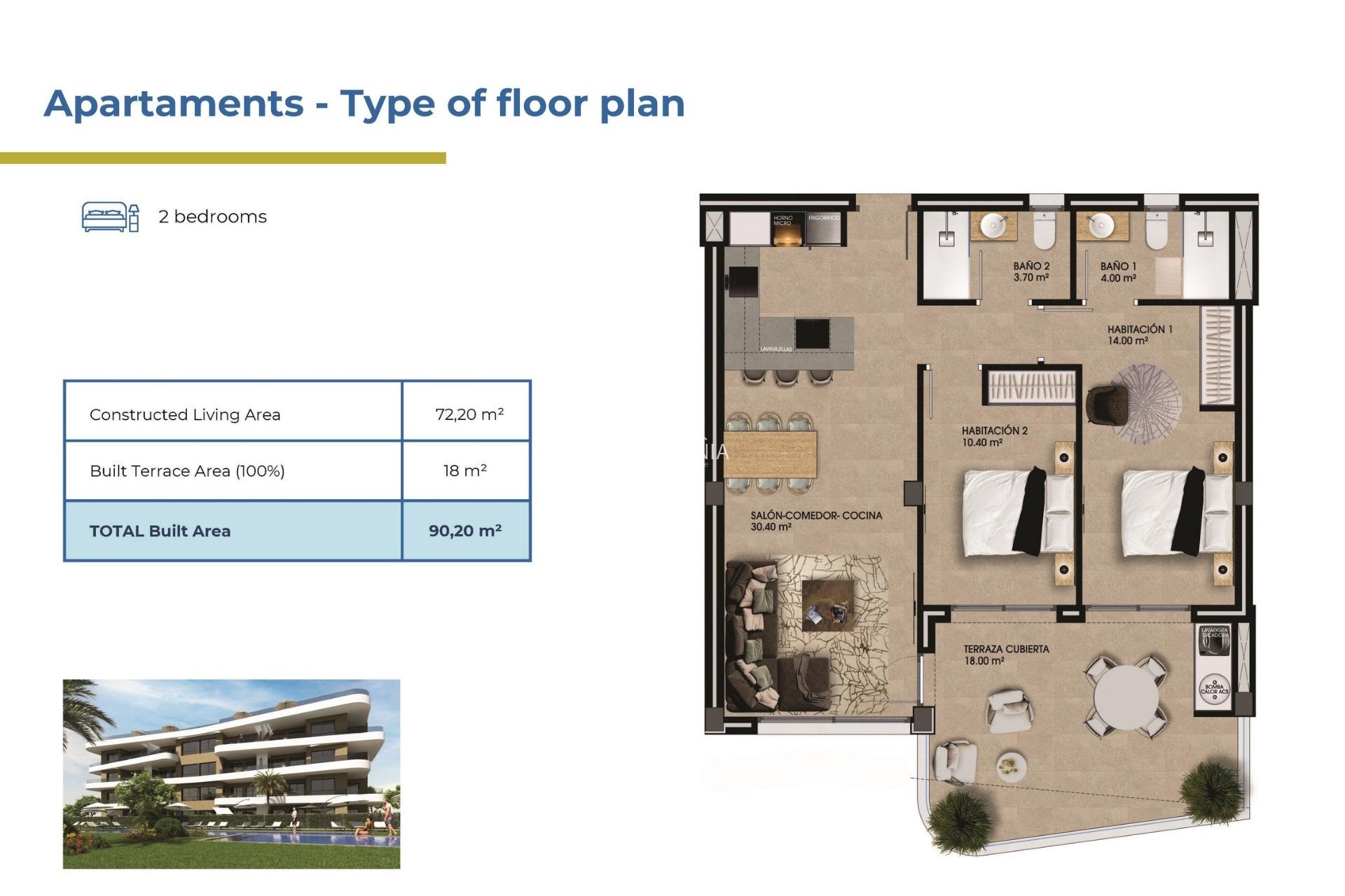 New Build - Apartment / flat -
Orihuela Costa - Punta Prima