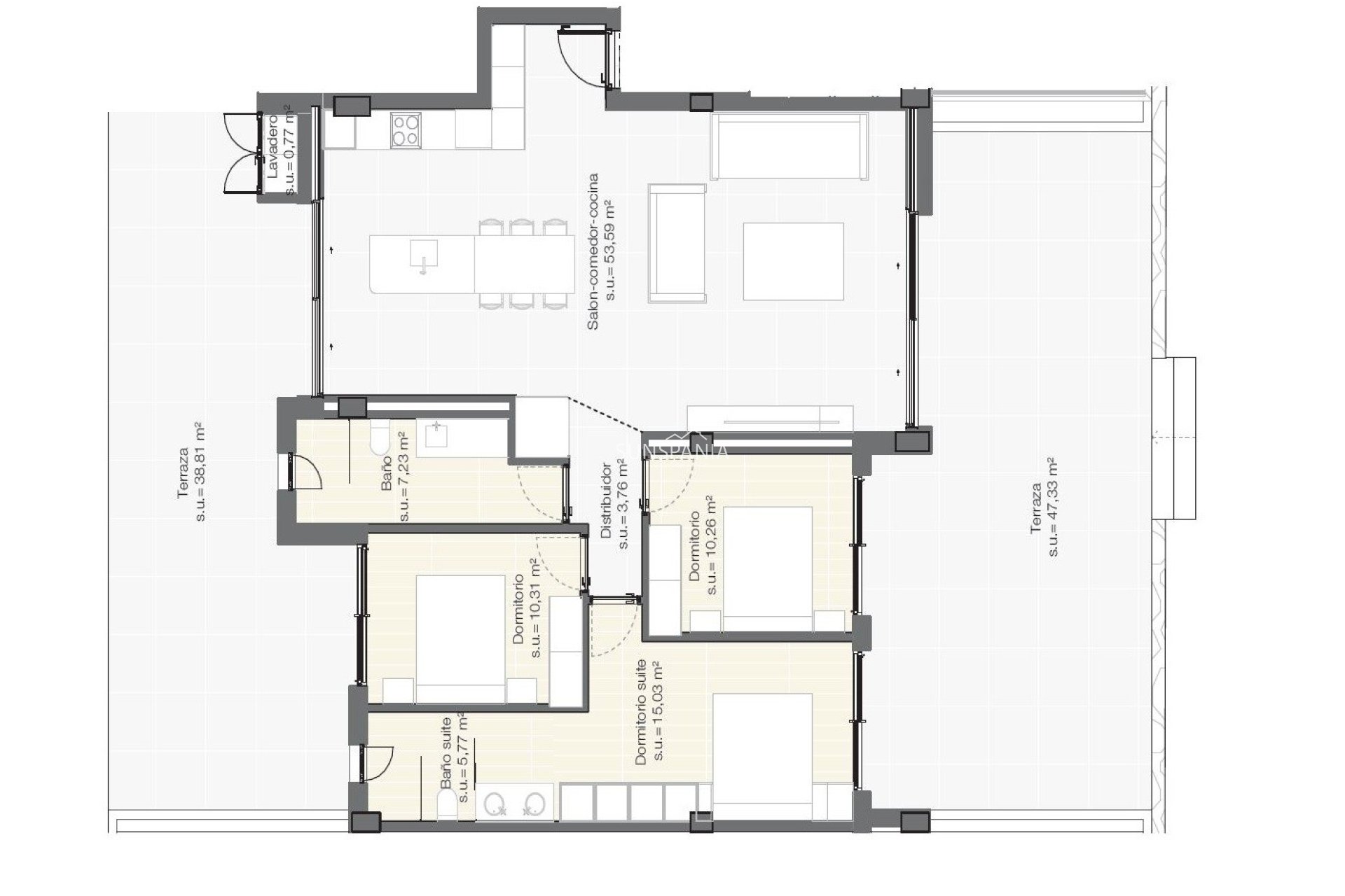 New Build - Apartment / flat -
Orihuela - Las Colinas Golf