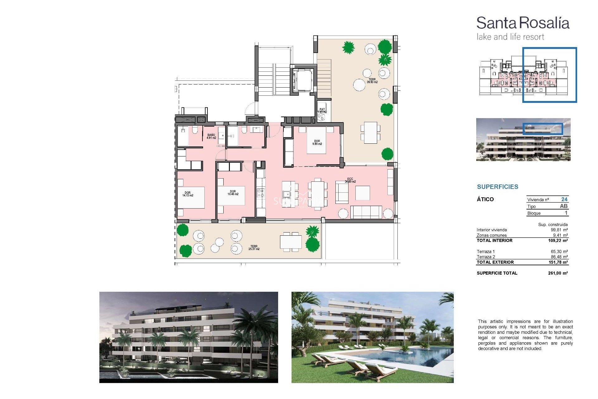 New Build - Apartment / flat -
Torre Pacheco - Santa Rosalia Lake And Life Resort