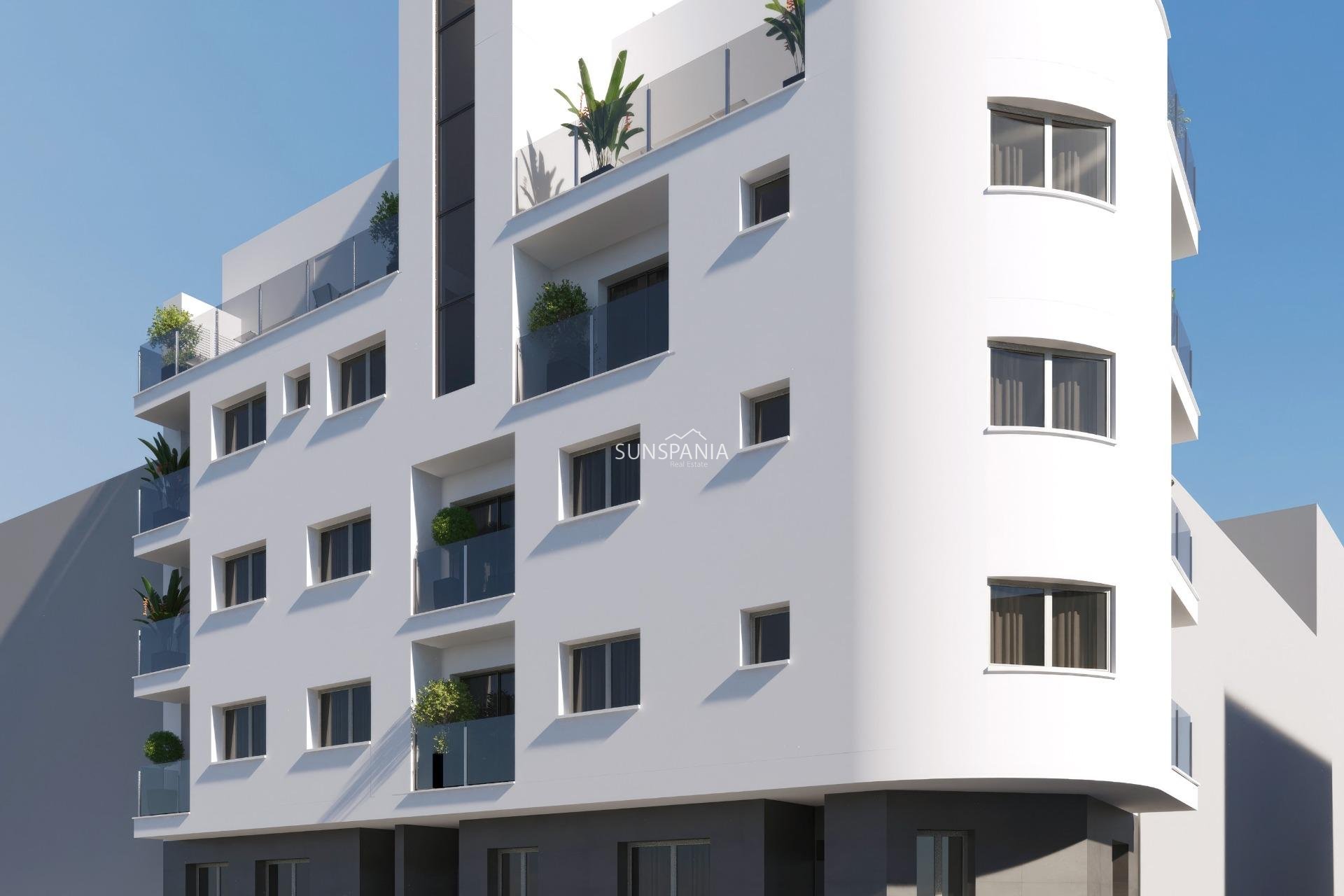 New Build - Apartment / flat -
Torrevieja - Centro