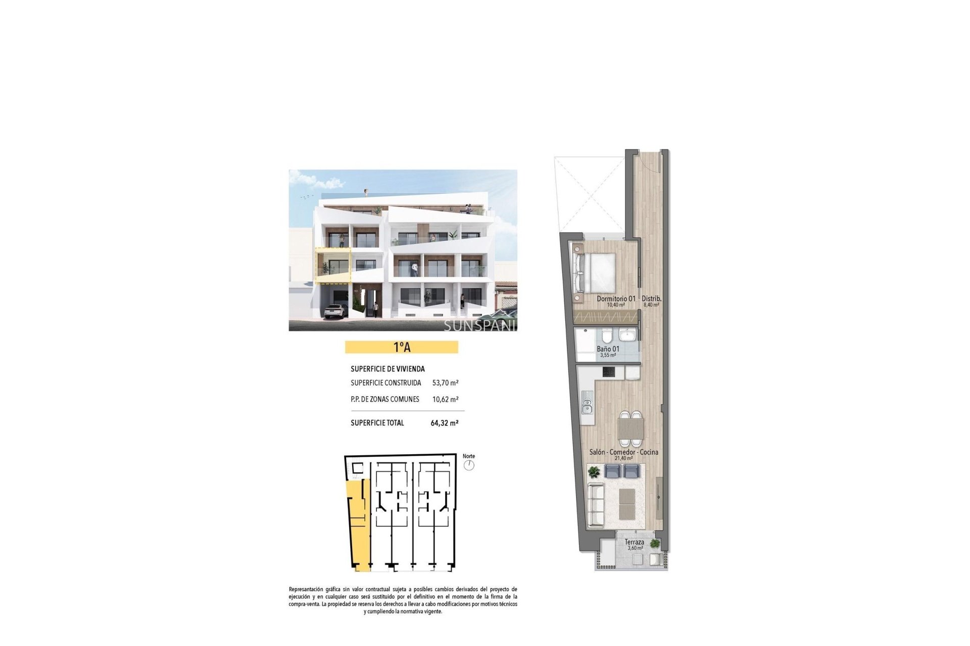 New Build - Apartment / flat -
Torrevieja - Playa de El Cura