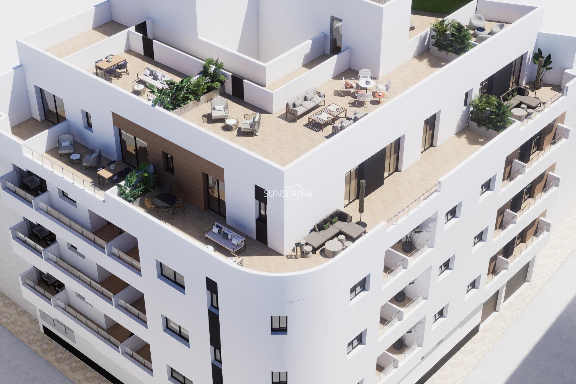New Build - Apartment -
Torrevieja - pueblo
