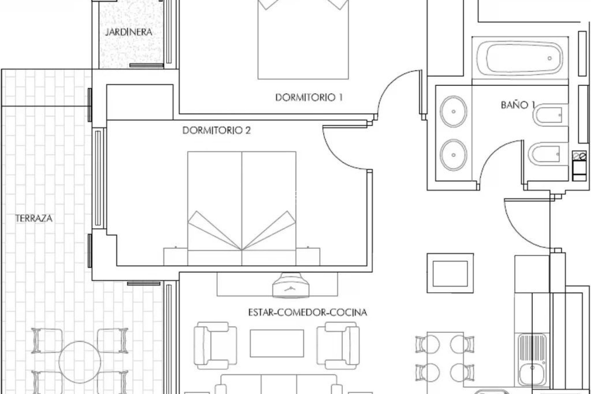 New Build - Apartment -
Vera - Puerto del Rey