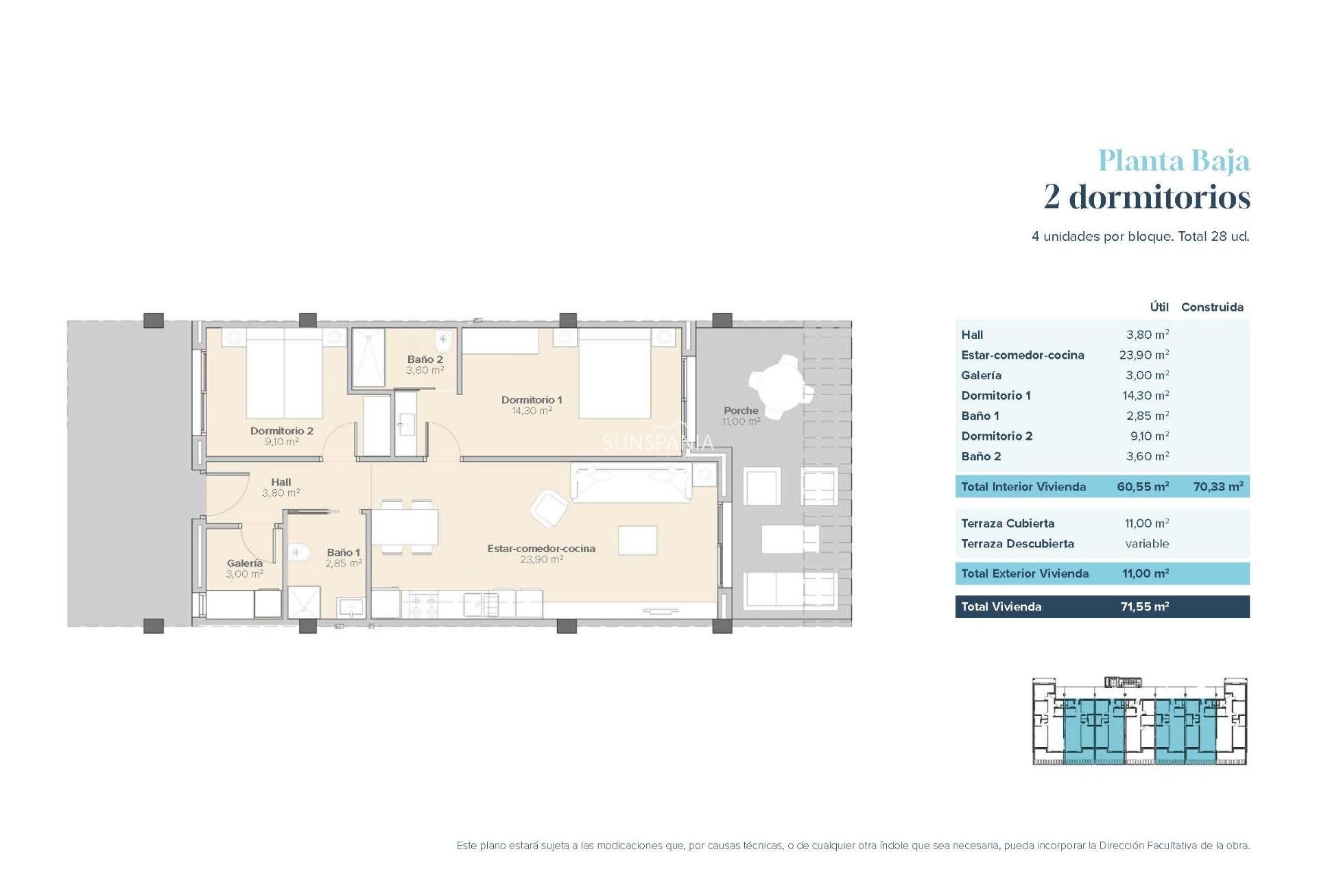 New Build - Apartment -
Vera - Vera Playa