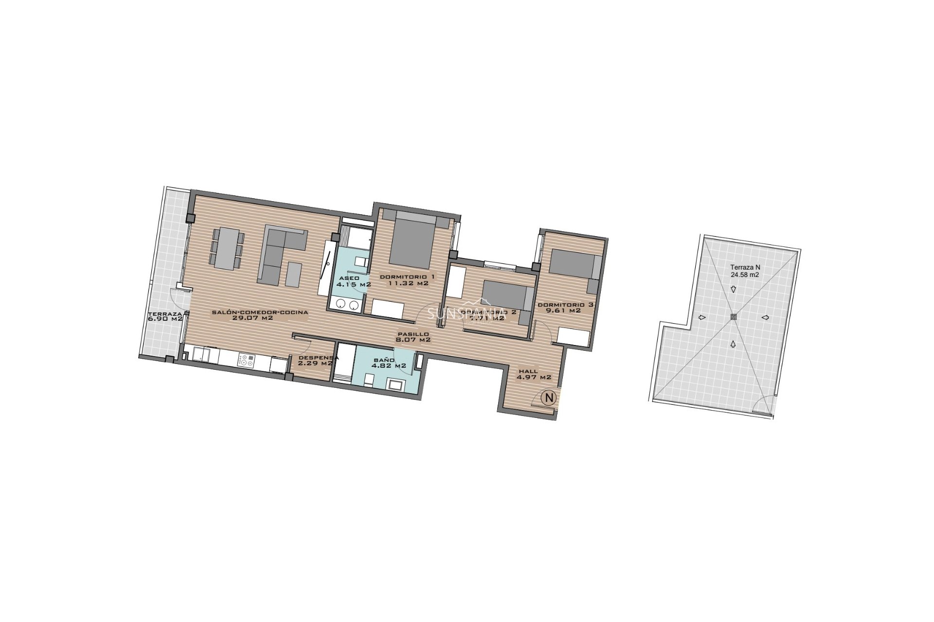New Build - Penthouse -
Algorfa
