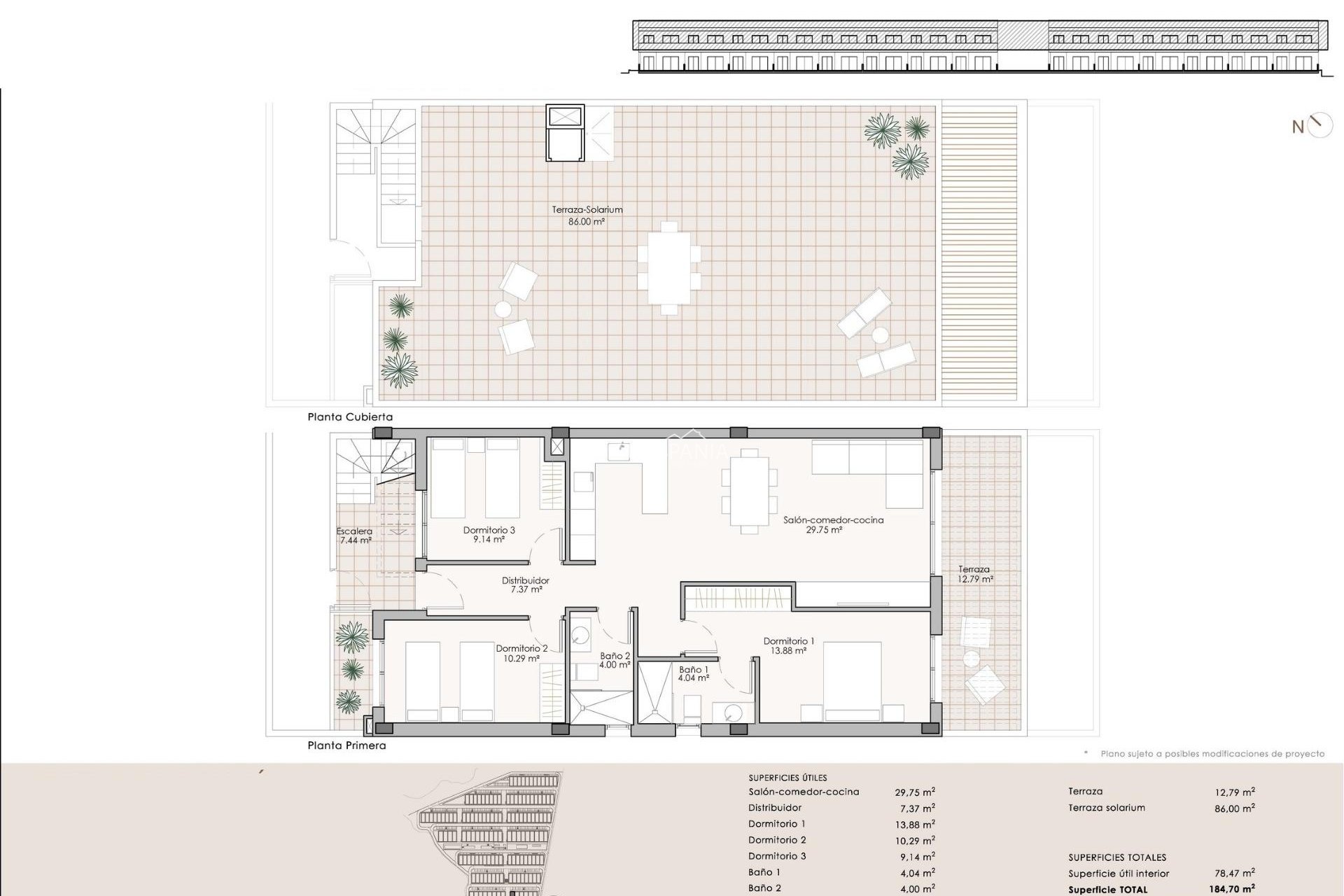 New Build - Penthouse -
Pulpi - Aguilón Golf