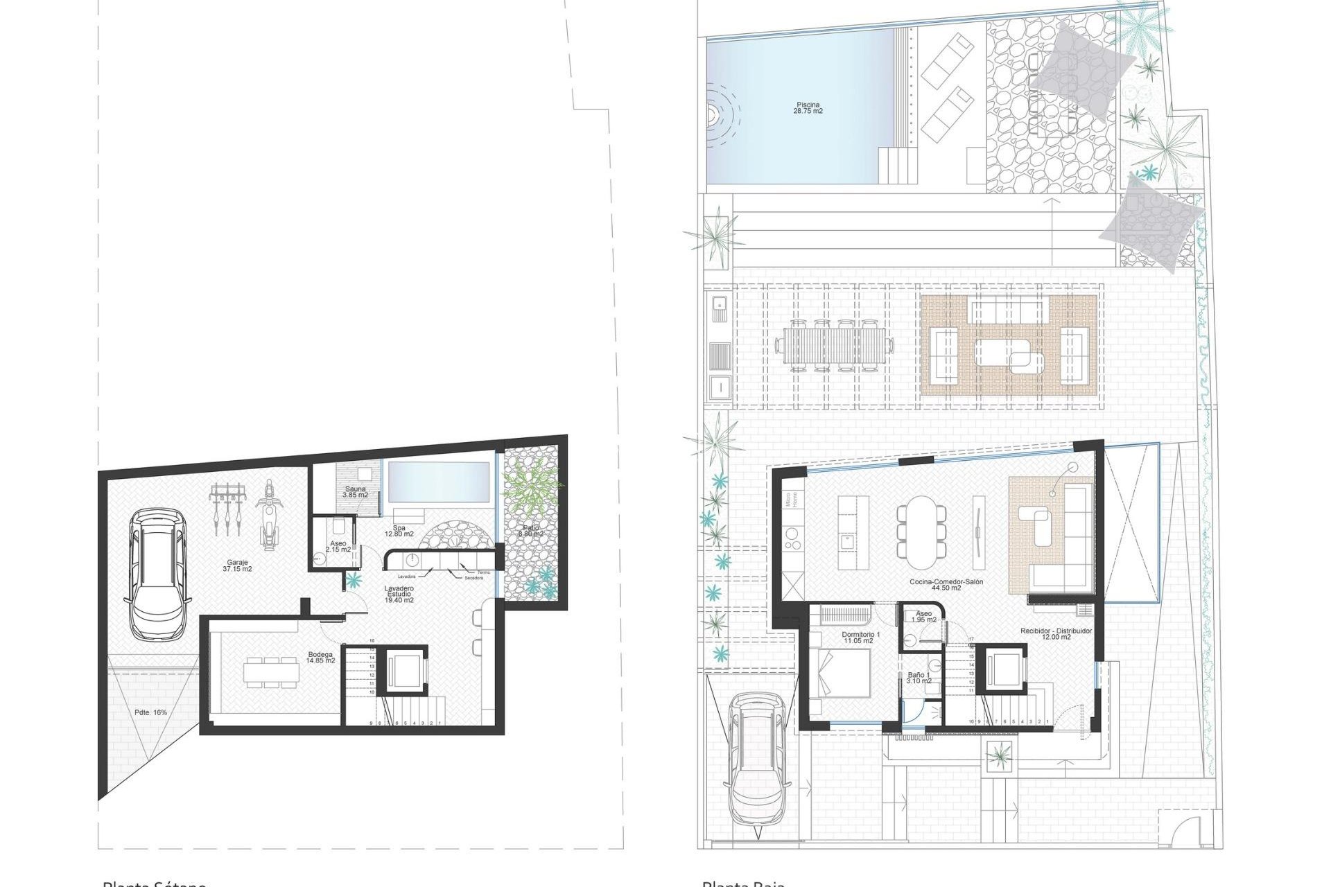 New Build - Villa -
Cabo de Palos - Cala Flores