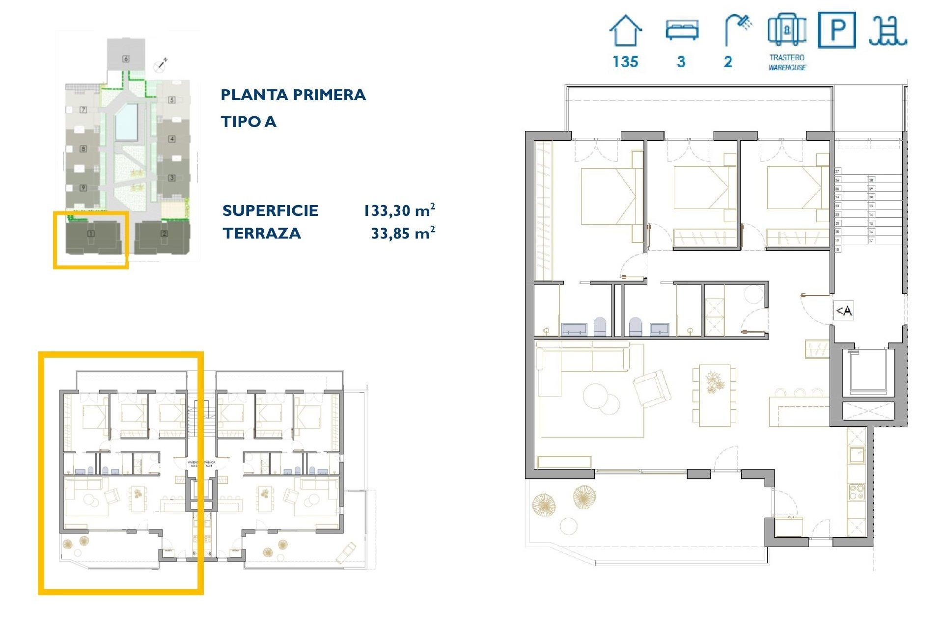 Nouvelle construction - Apartment -
San Pedro del Pinatar - Pueblo