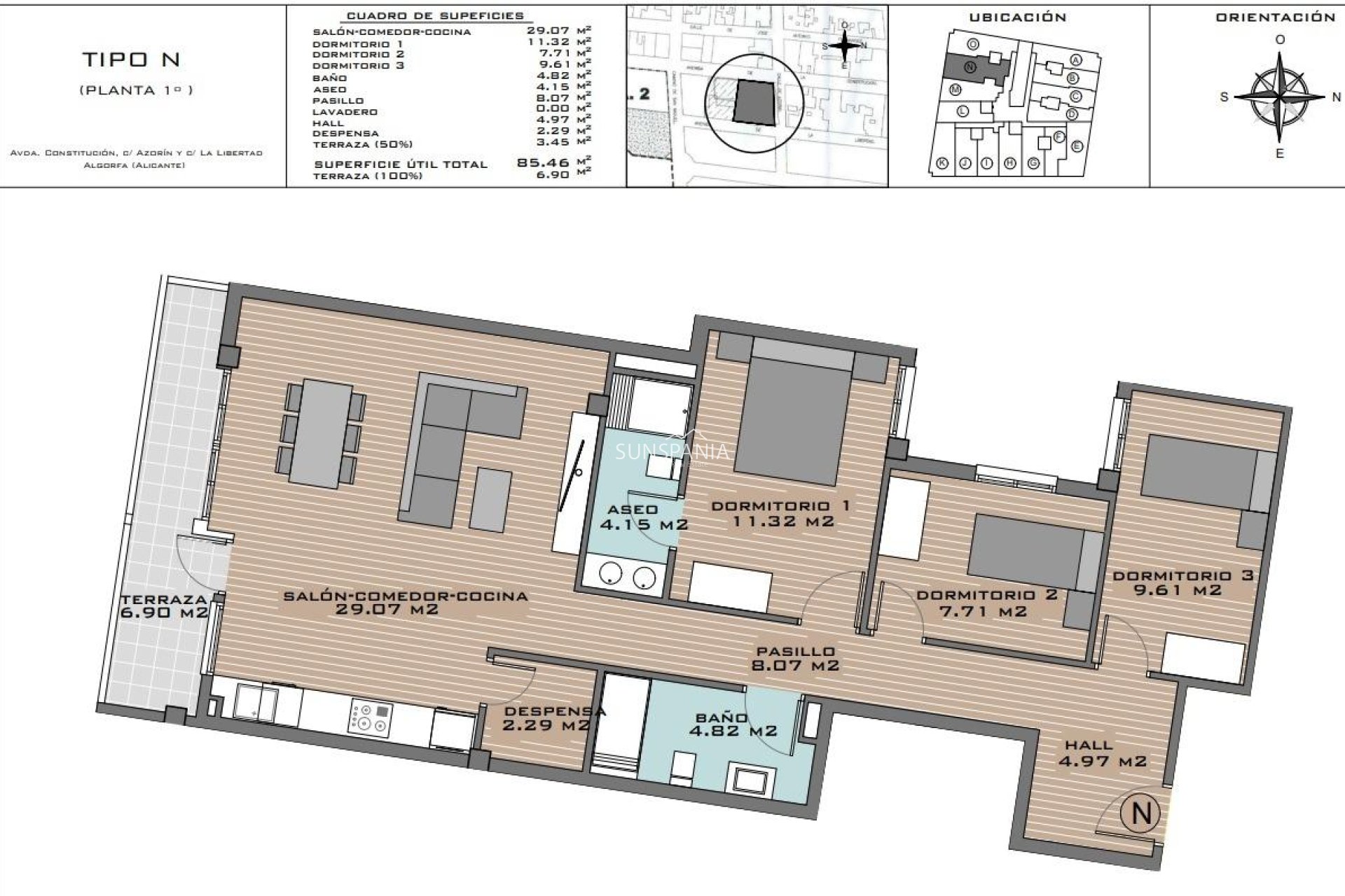 Nouvelle construction - Appartement -
Algorfa - Pueblo