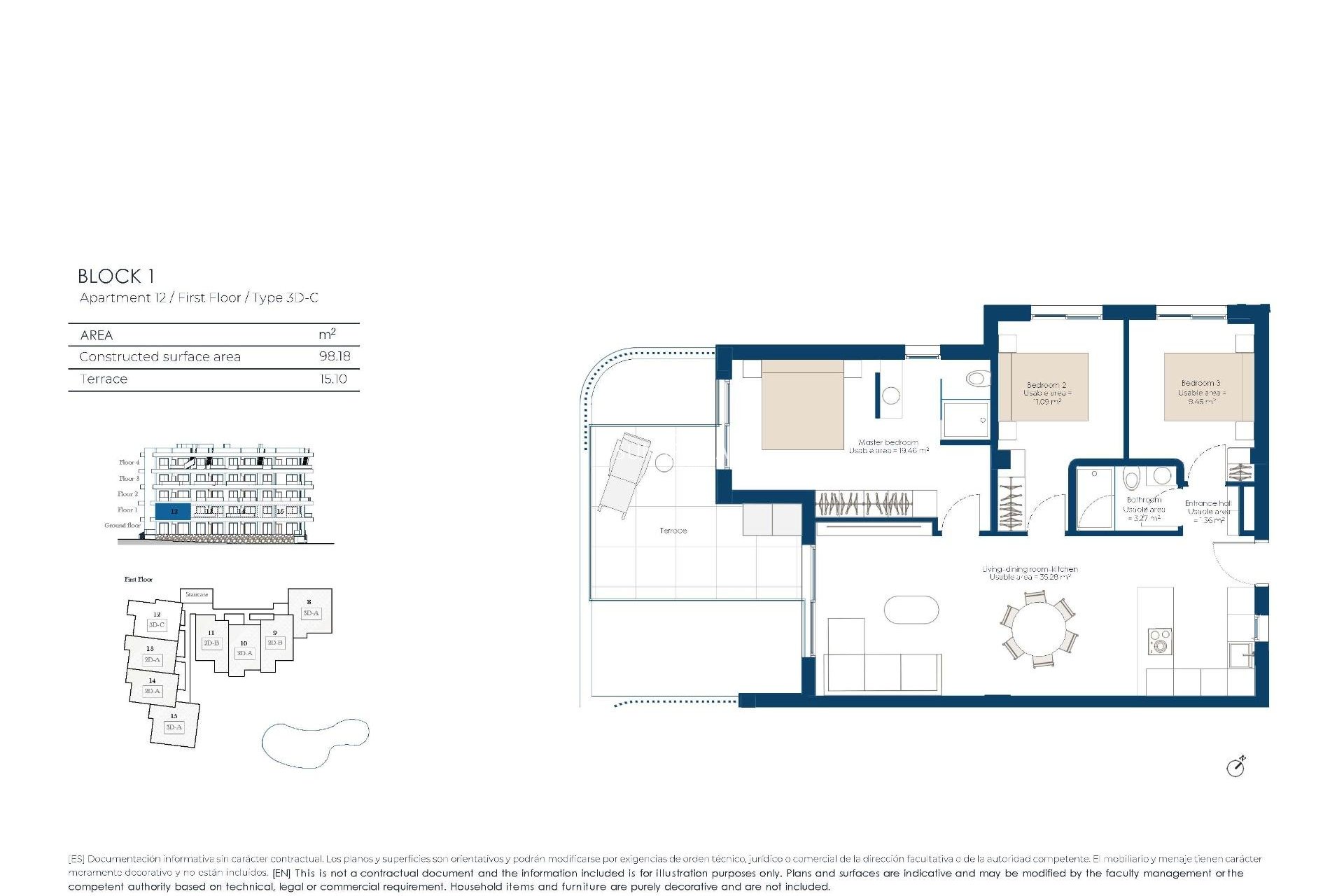 Nouvelle construction - Appartement -
Banos y Mendigo - El Valle Golf