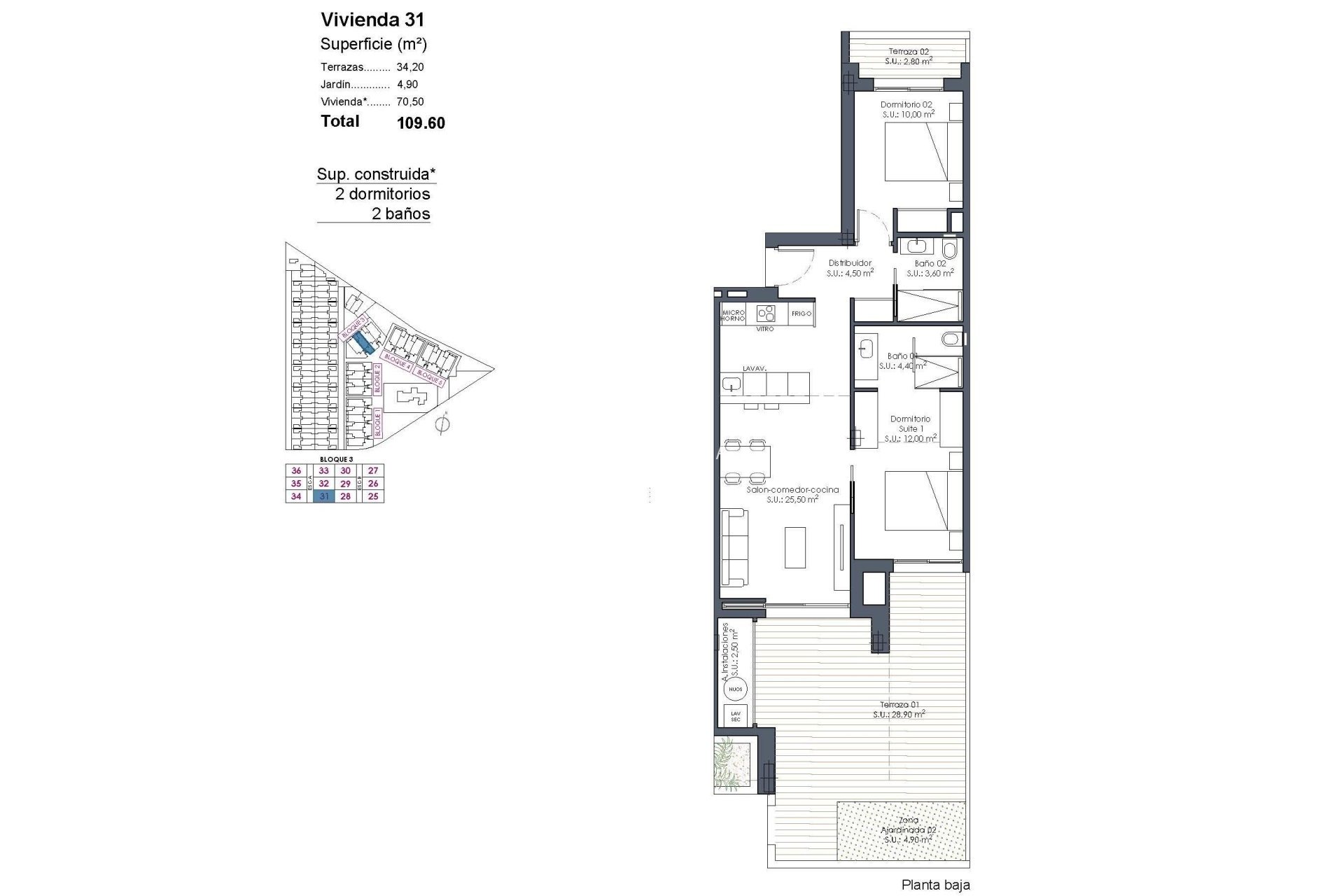 Nouvelle construction - Appartement -
Los Alcazares - Serena Golf
