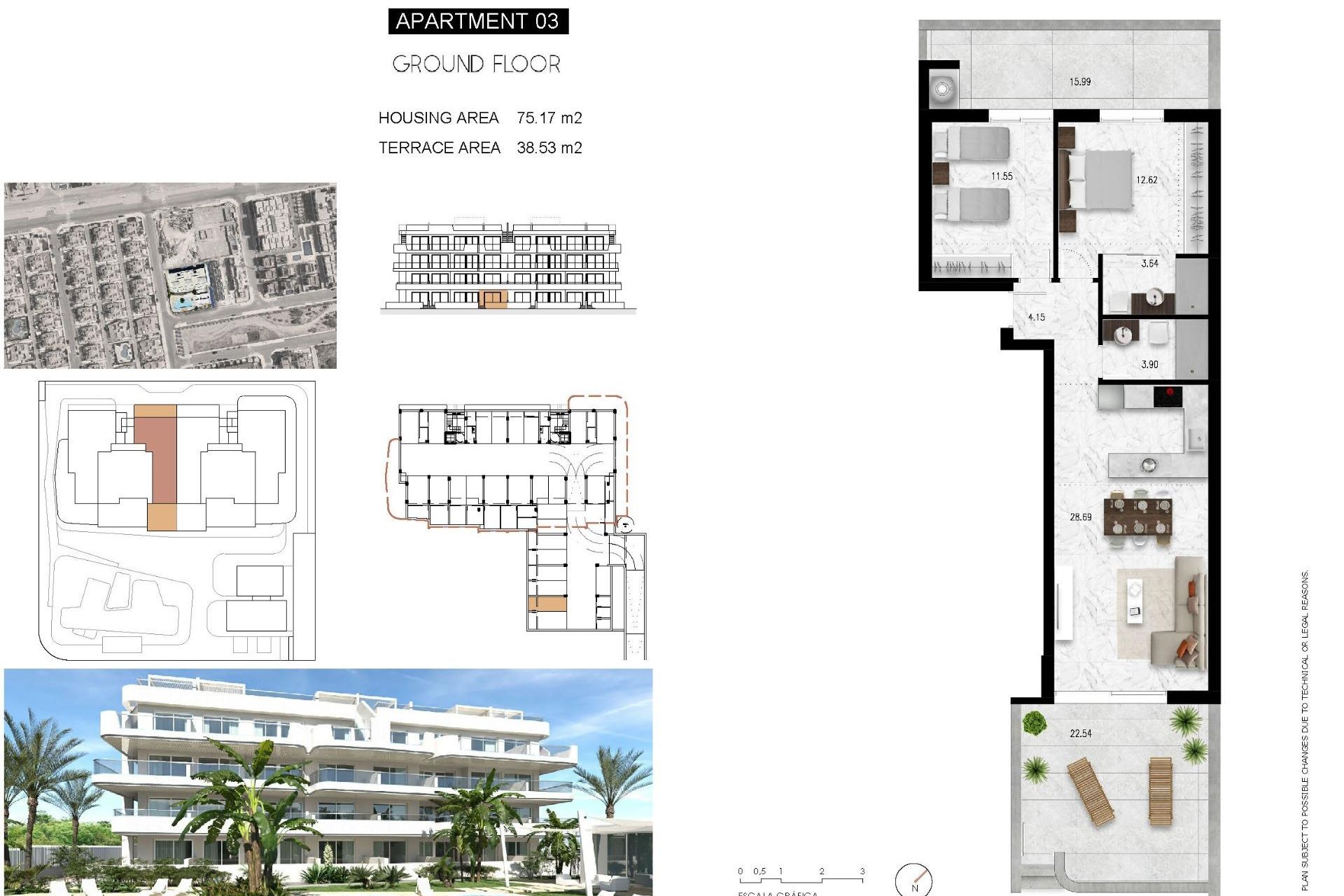 Nouvelle construction - Appartement -
Orihuela Costa - Lomas de Cabo Roig