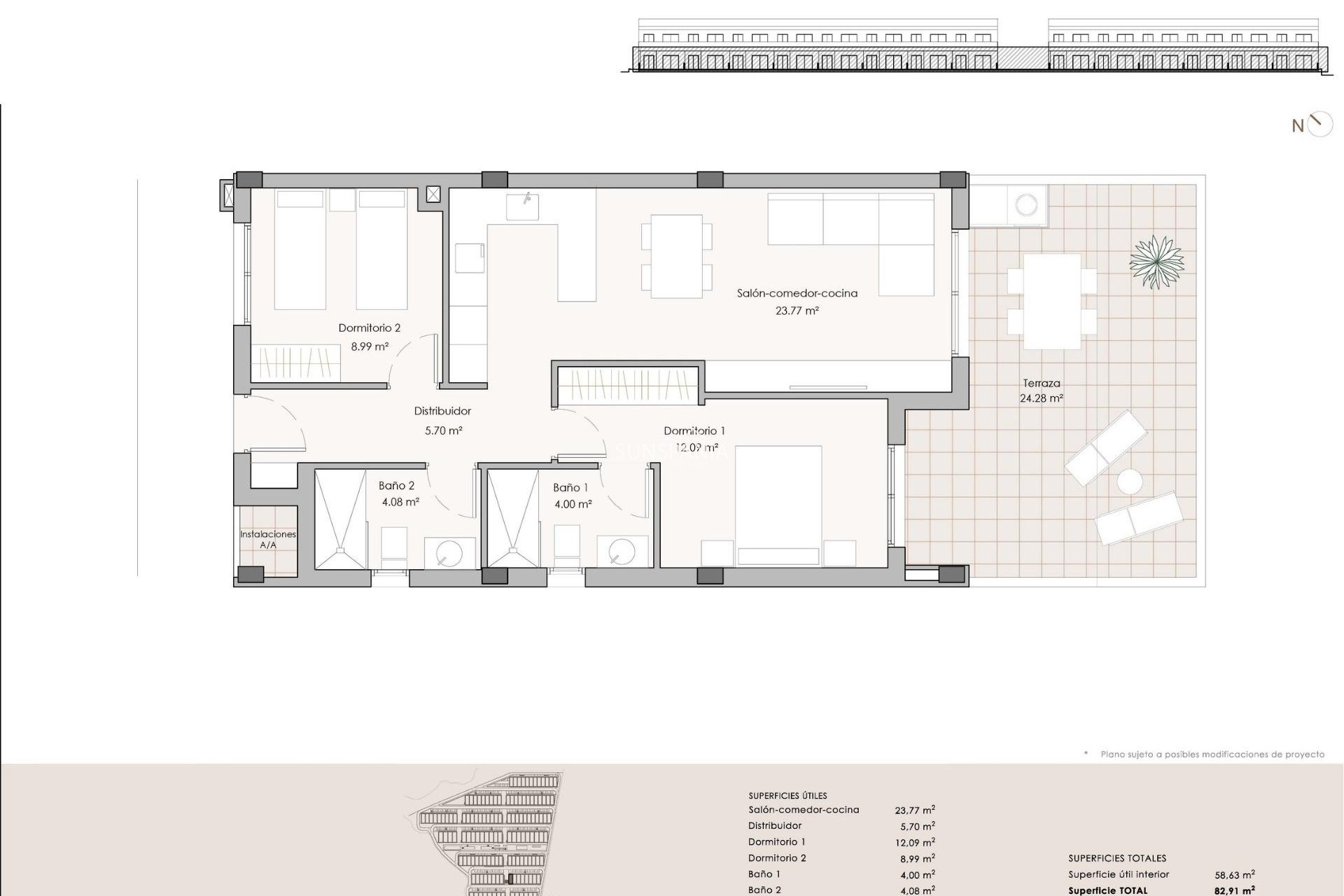 Nouvelle construction - Appartement -
Pulpi - Aguilón Golf