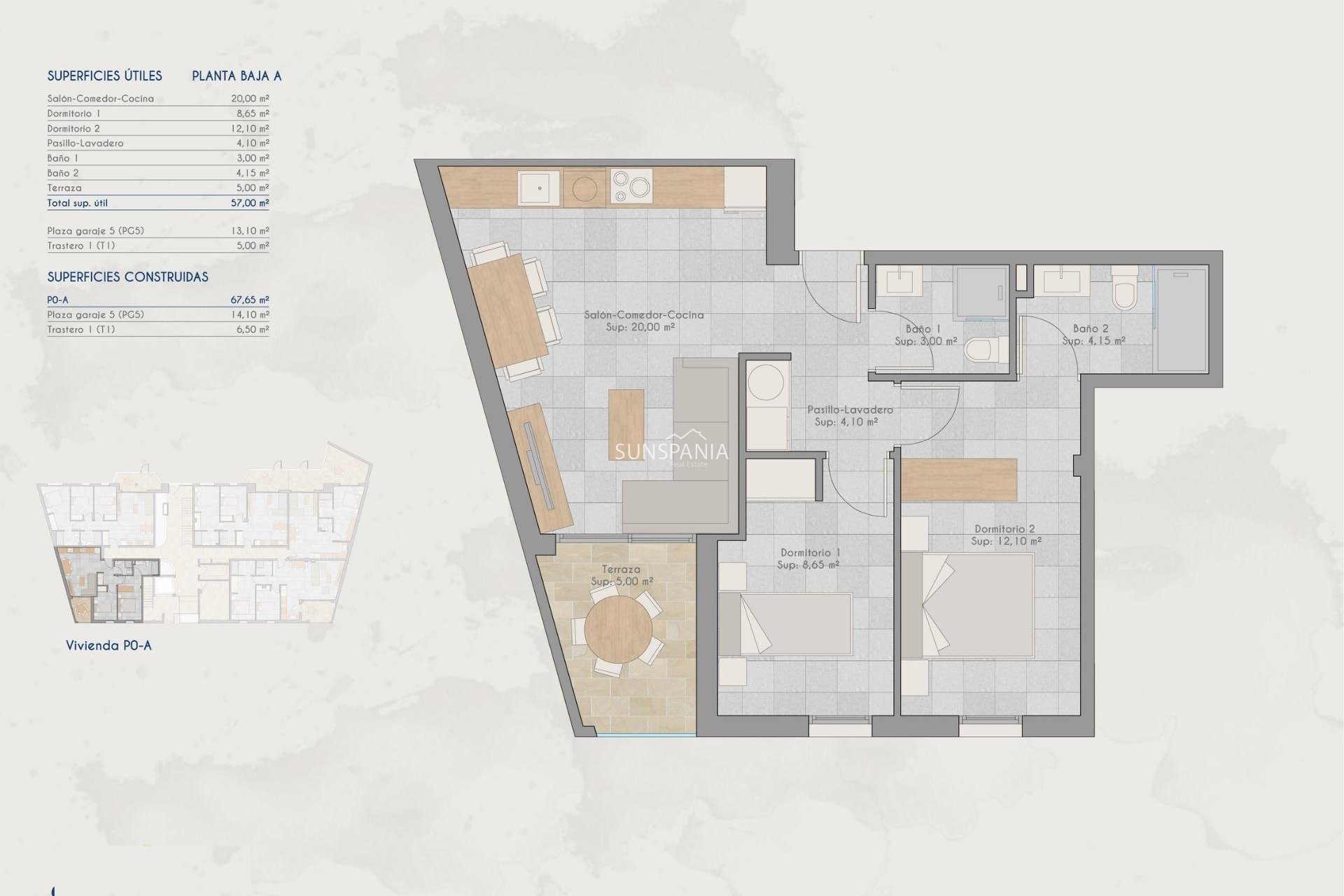 Nouvelle construction - Appartement -
San Pedro del Pinatar - Lo Pagan