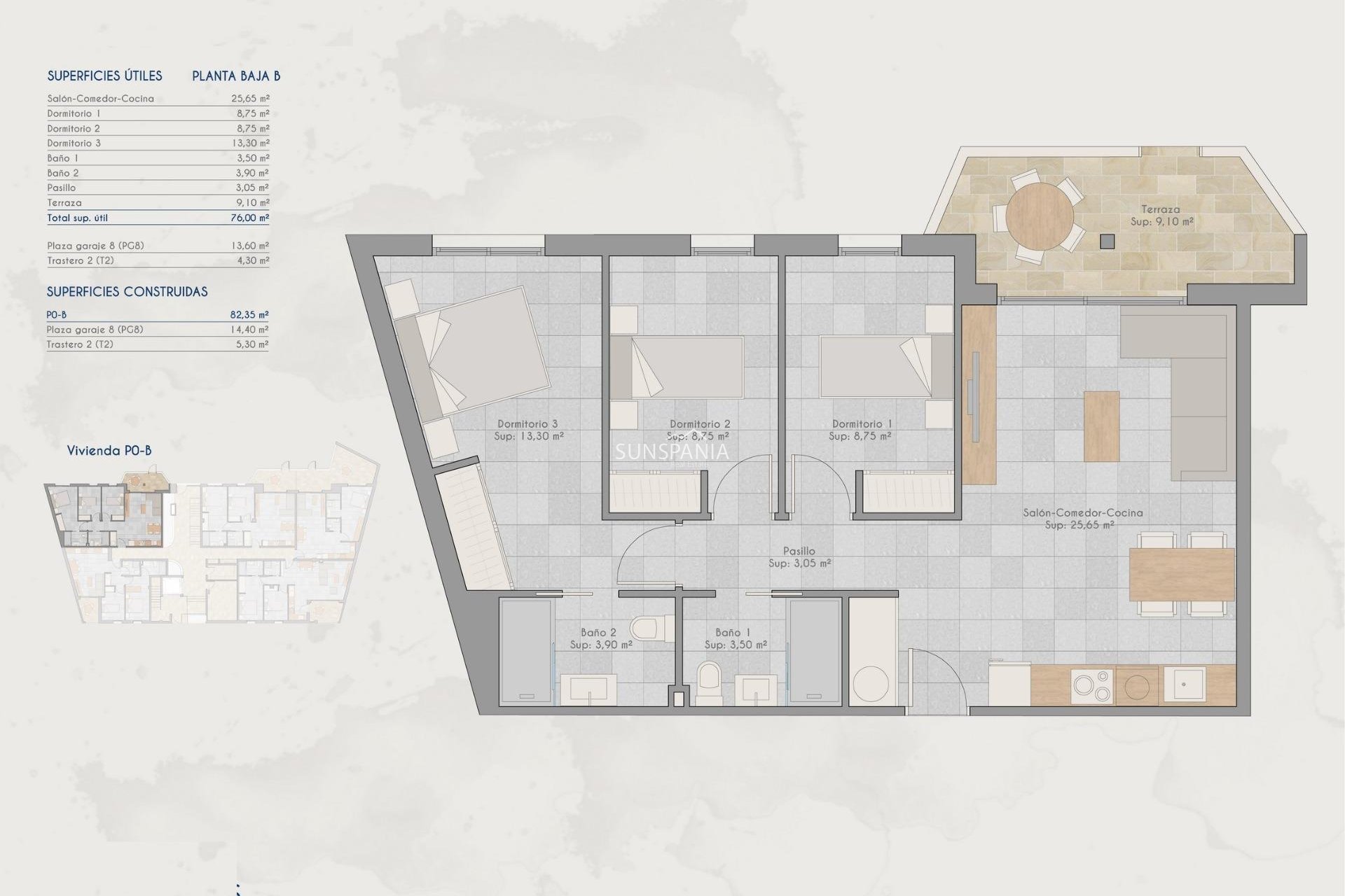 Nouvelle construction - Appartement -
San Pedro del Pinatar - Lo Pagan