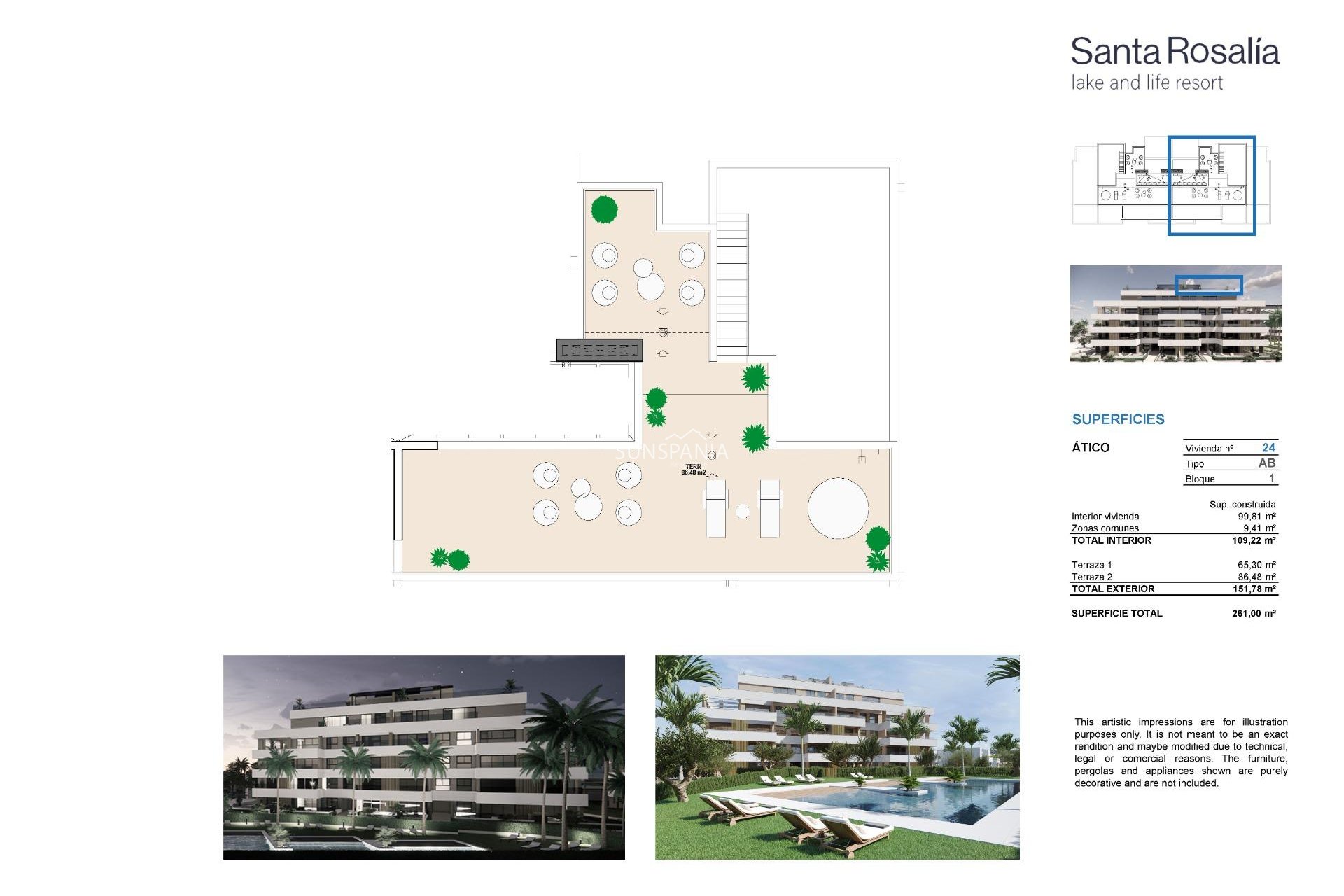 Nouvelle construction - Appartement -
Torre Pacheco - Santa Rosalia Lake And Life Resort