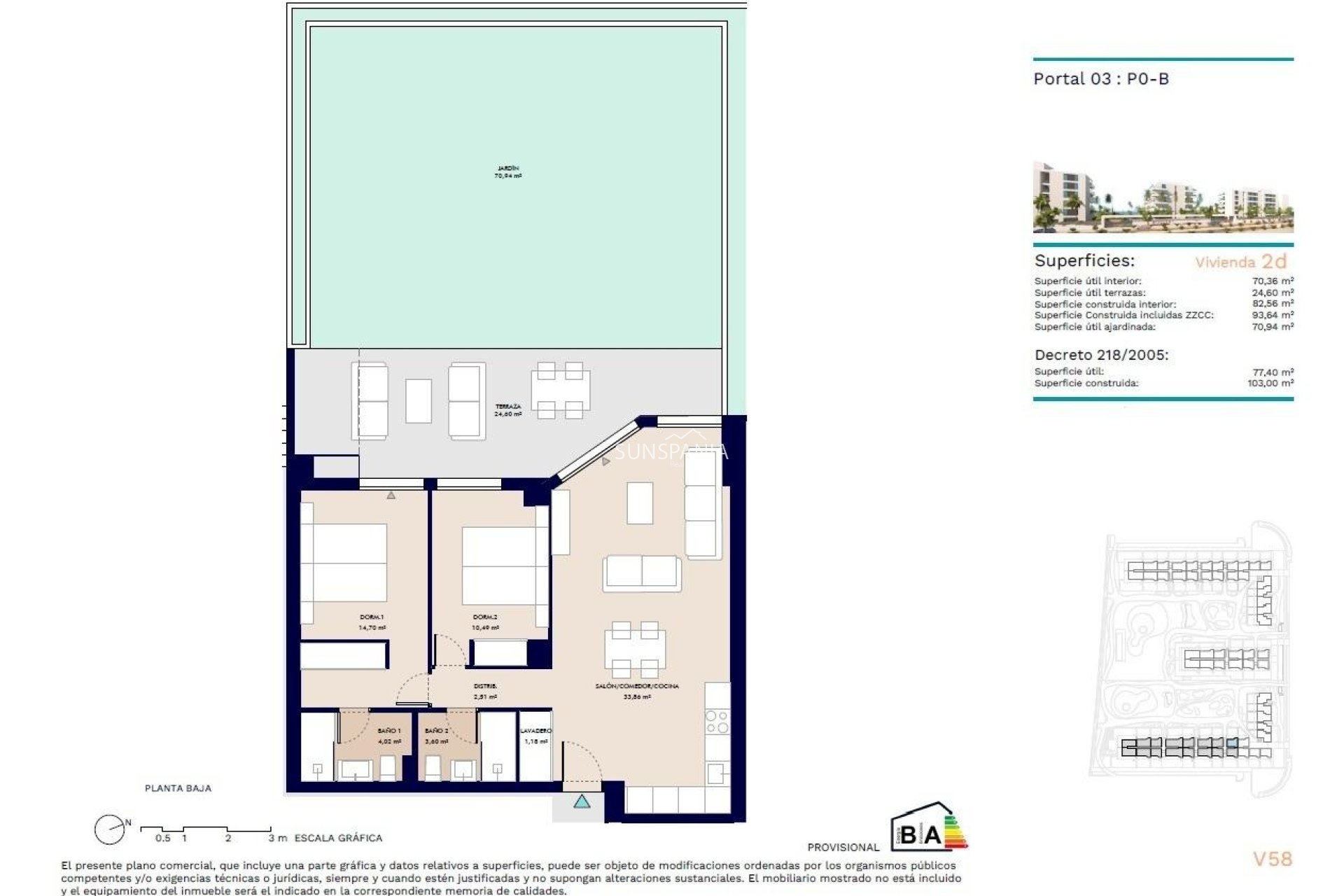 Nouvelle construction - Ground floor apartment -
Almerimar