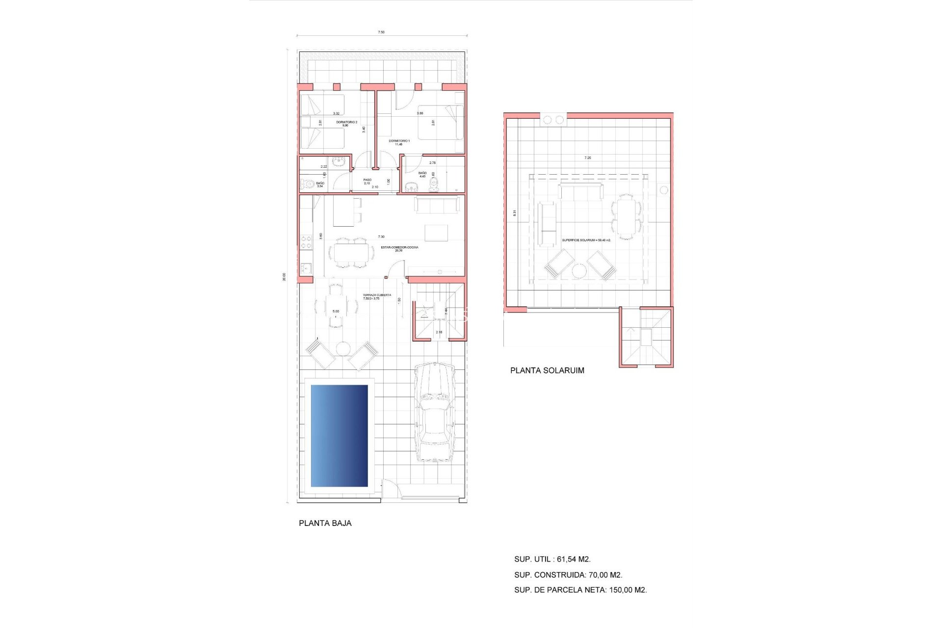 Nouvelle construction - Maison de ville -
Fuente Álamo - La Pinilla