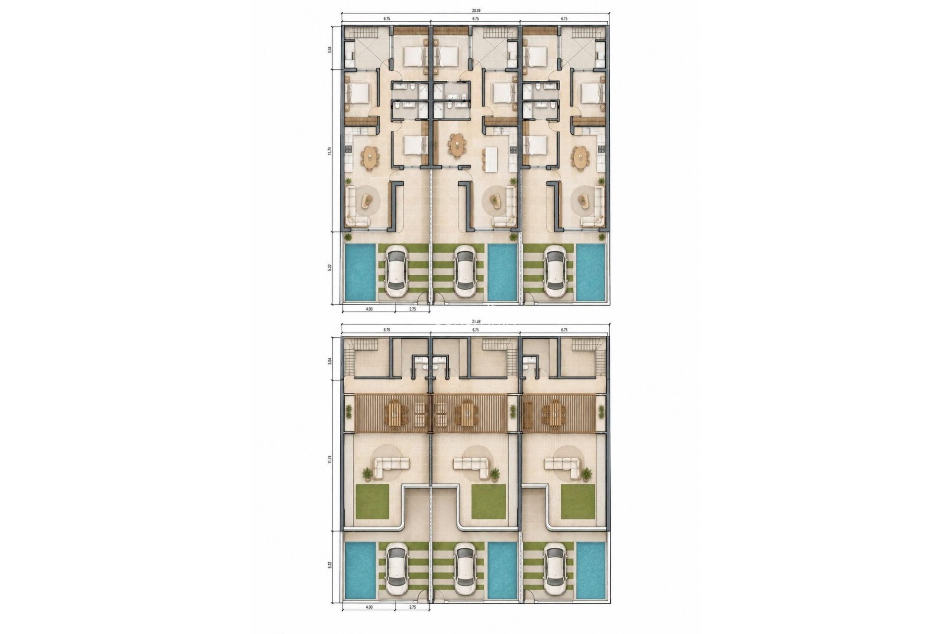 Nouvelle construction - Maison de ville -
San Pedro del Pinatar - Pueblo