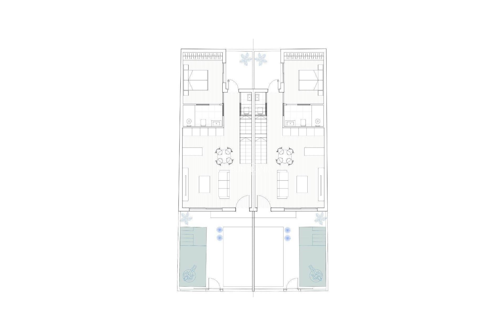 Nouvelle construction - Maison de ville -
Torre Pacheco - pueblo