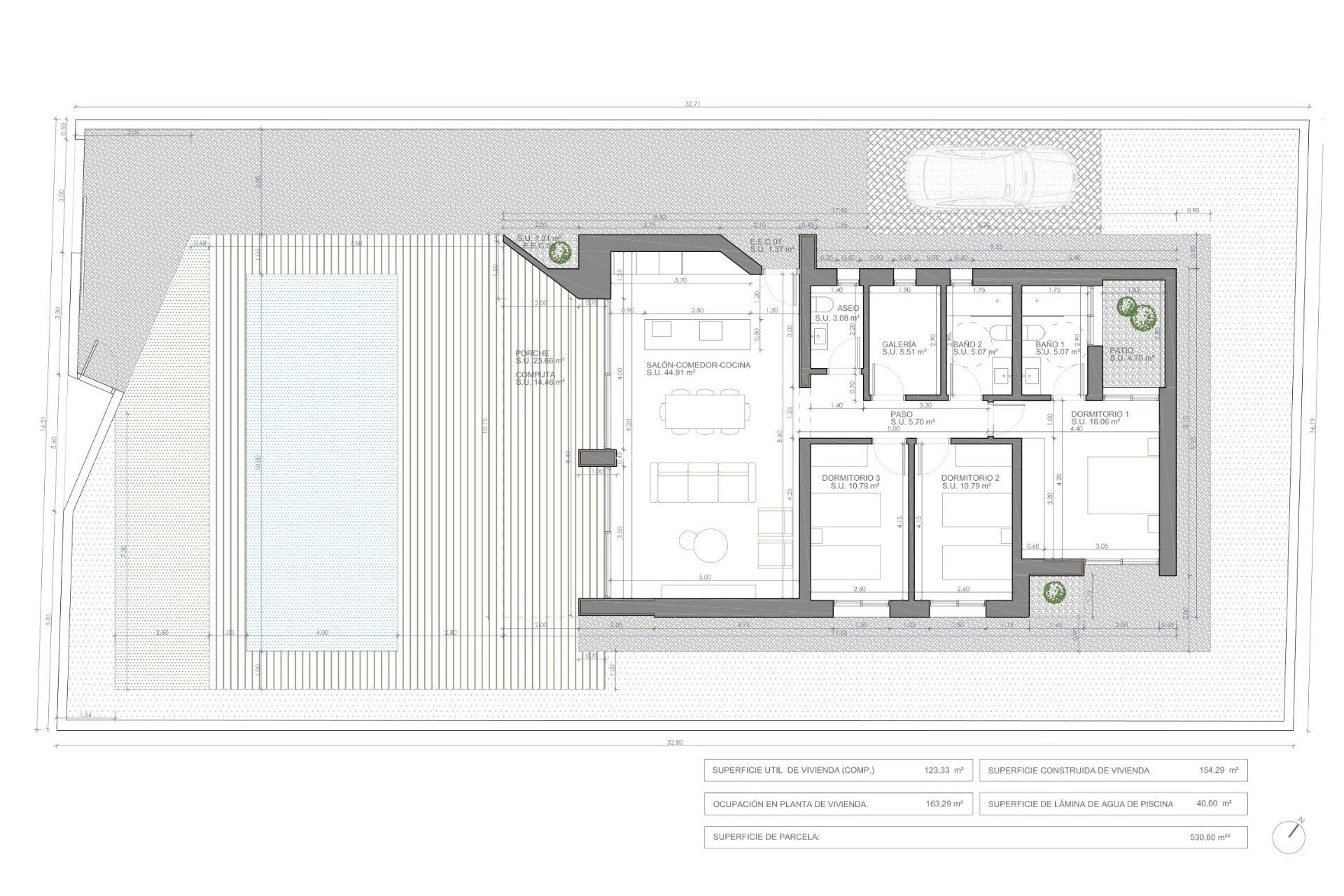 Nouvelle construction - Maison indépendante -
Aspe - Centro