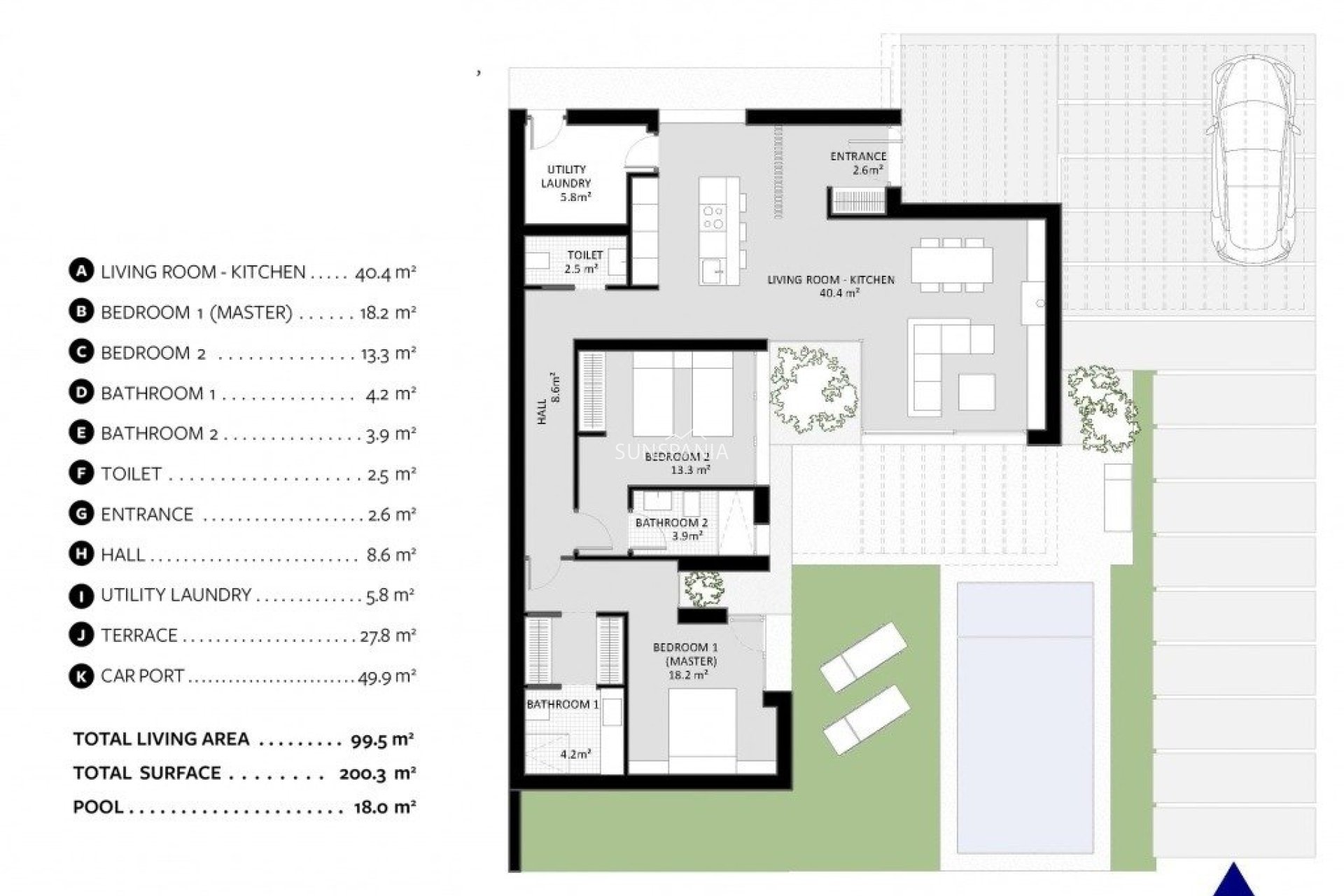 Nouvelle construction - Maison indépendante -
Banos y Mendigo - Altaona Golf