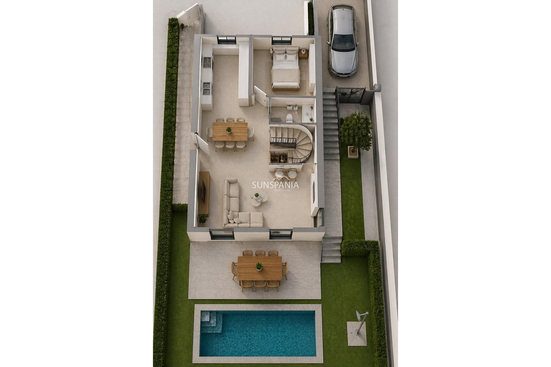 Nouvelle construction - Maison indépendante -
Mazarron - Country Club