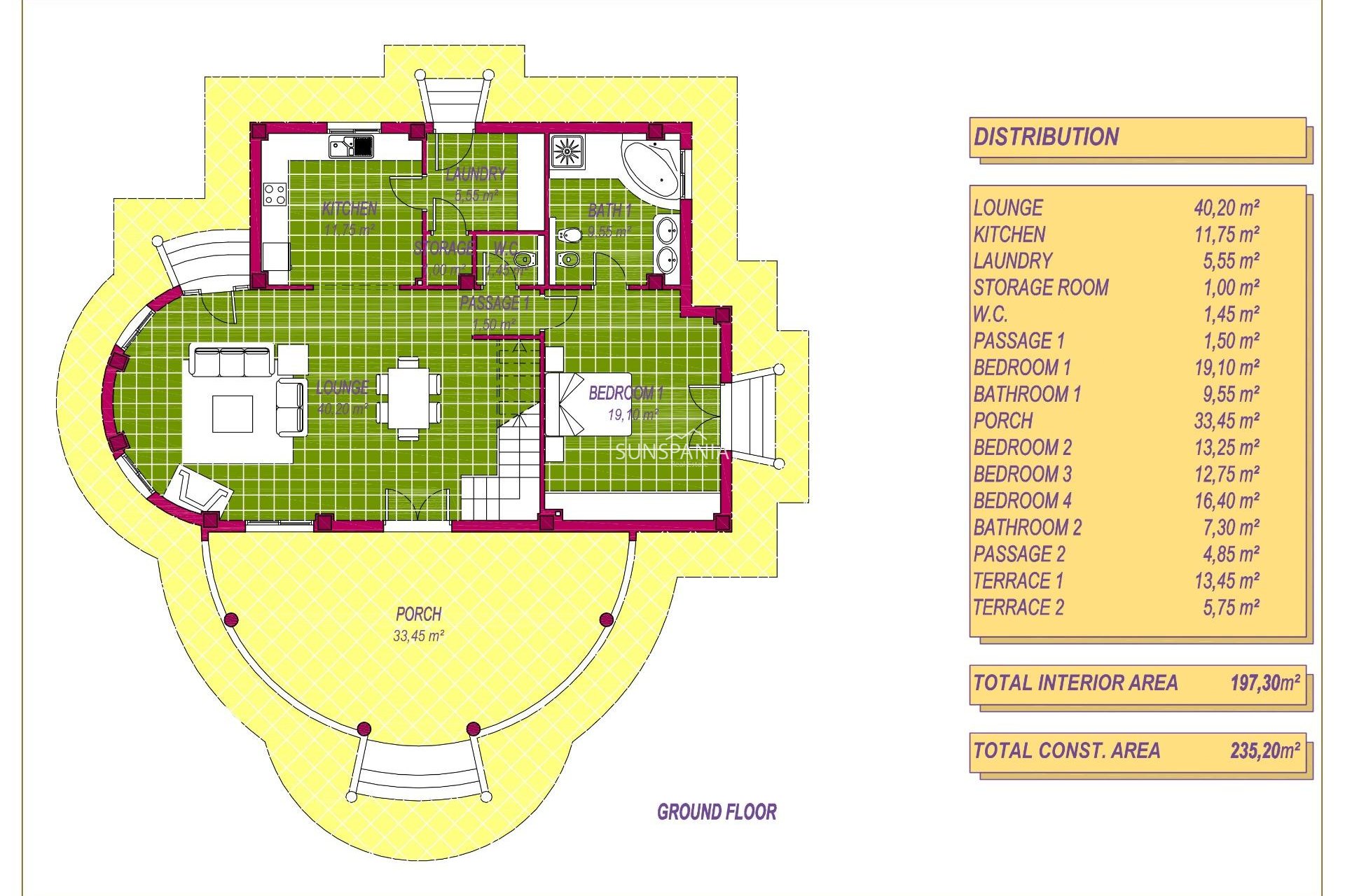 Nouvelle construction - Maison indépendante -
Pinoso - Campo