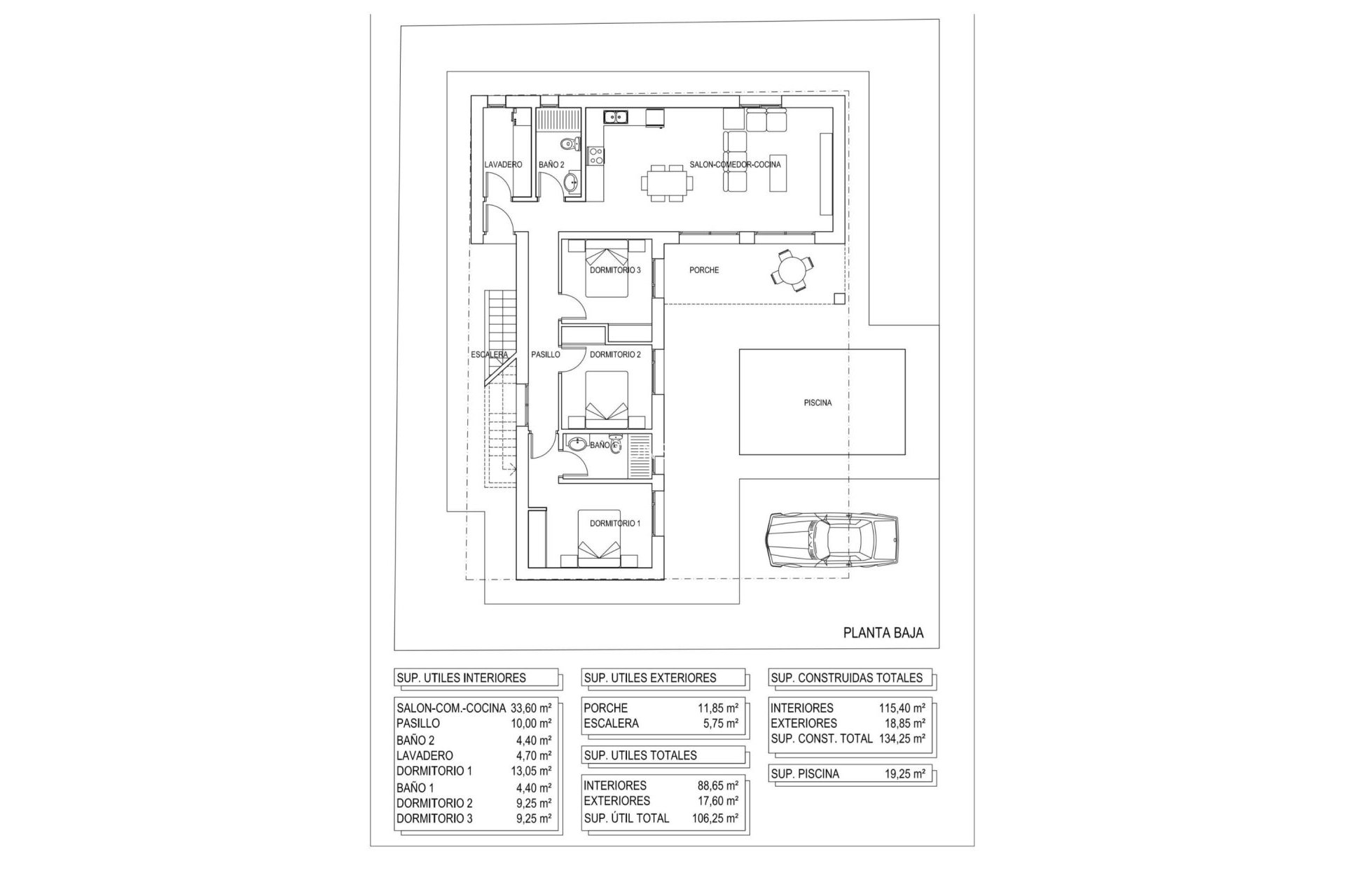 Nouvelle construction - Maison indépendante -
Pinoso - Campo