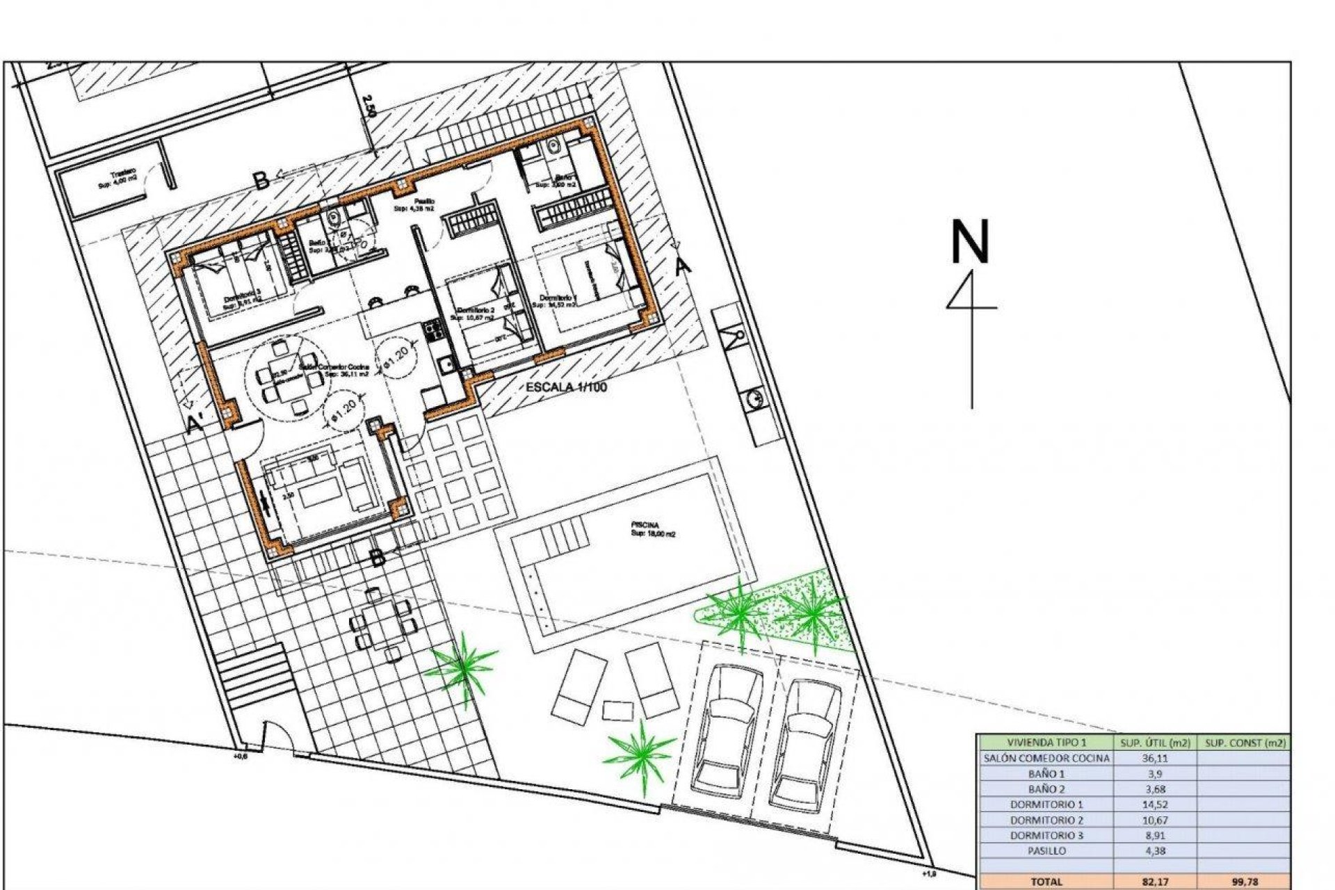 Nouvelle construction - Maison indépendante -
Polop - Alberca