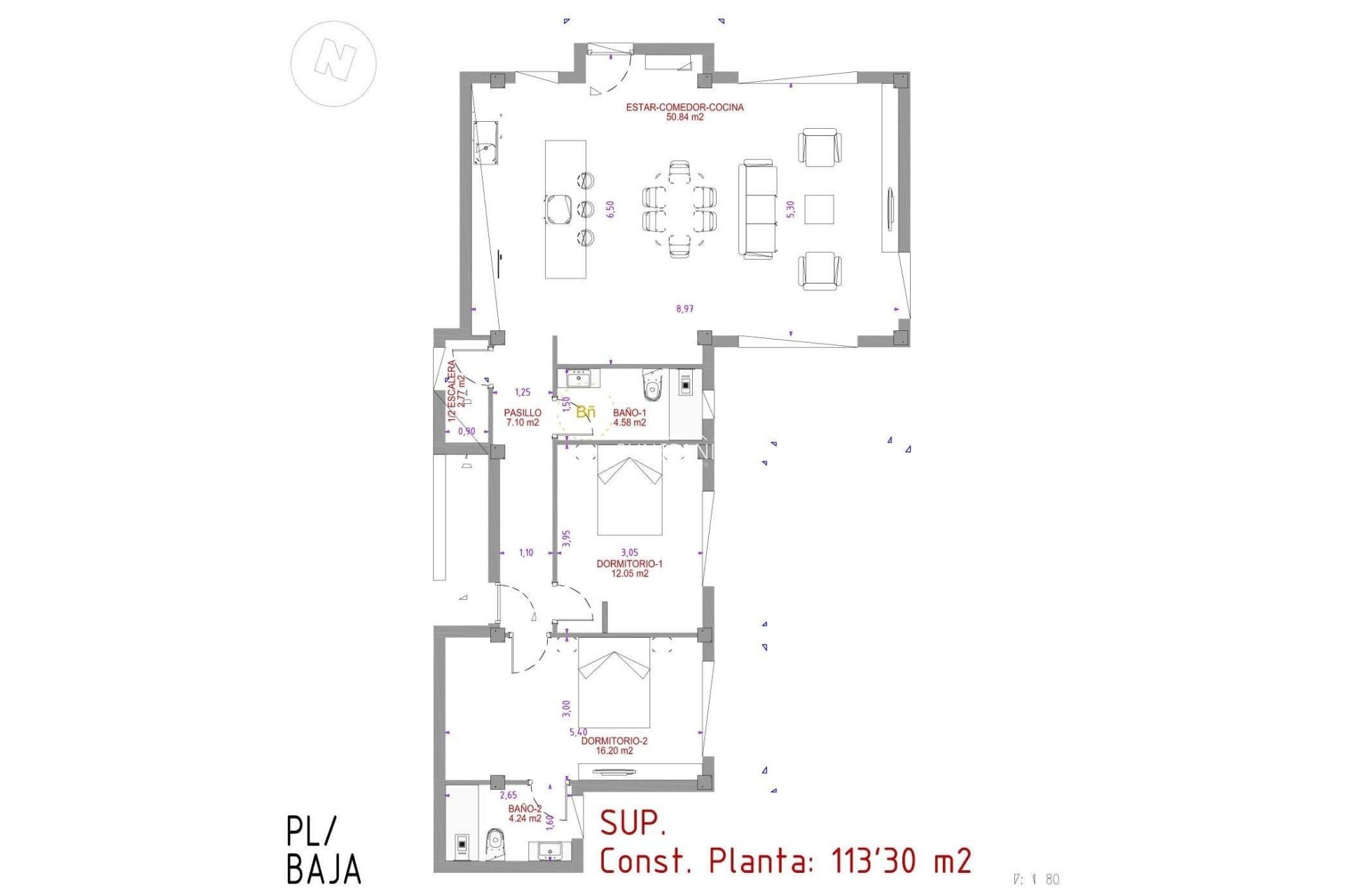 Nouvelle construction - Maison indépendante -
Polop - La Alberca