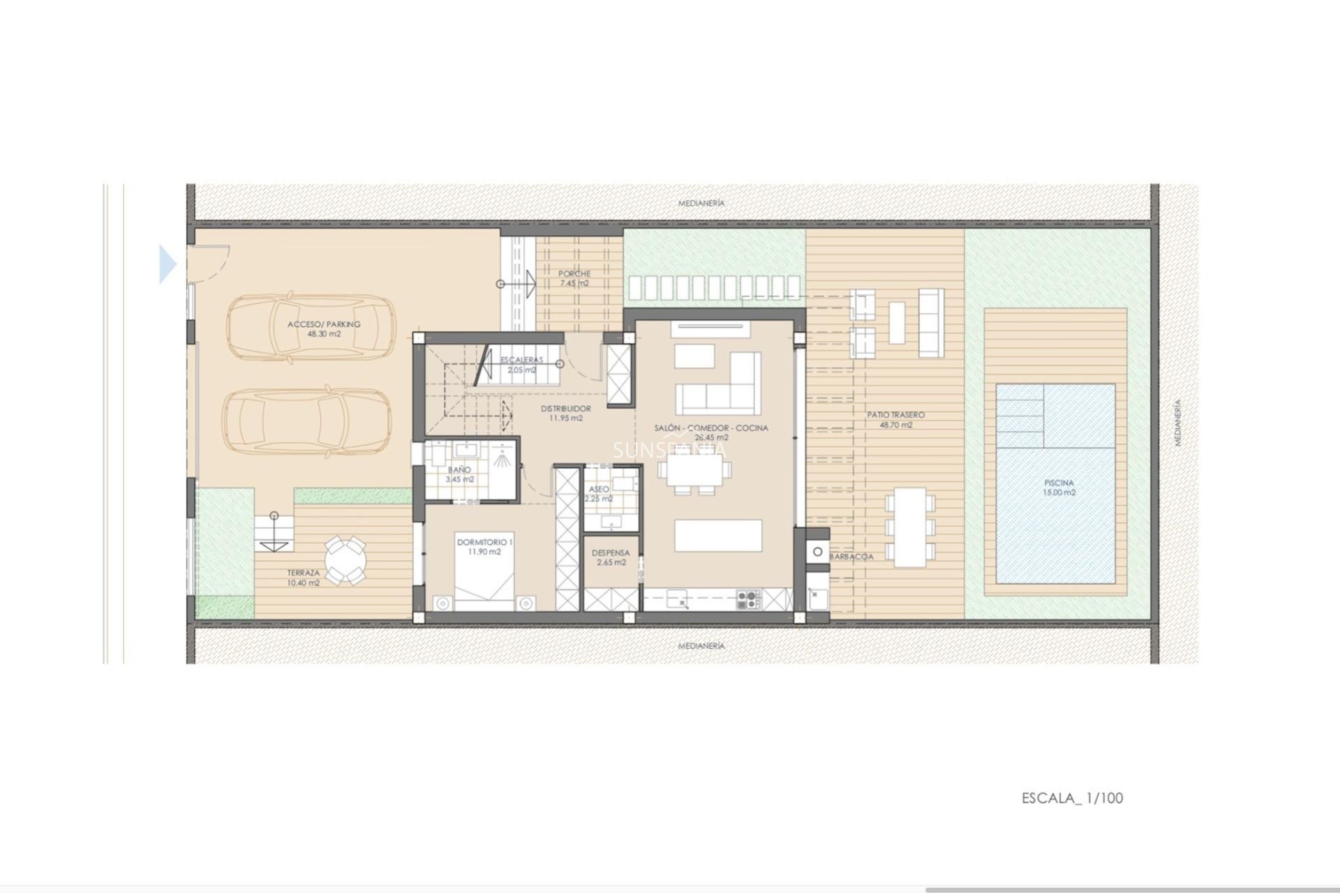 Nouvelle construction - Maison indépendante -
San Juan de los Terreros - Las Mimosas