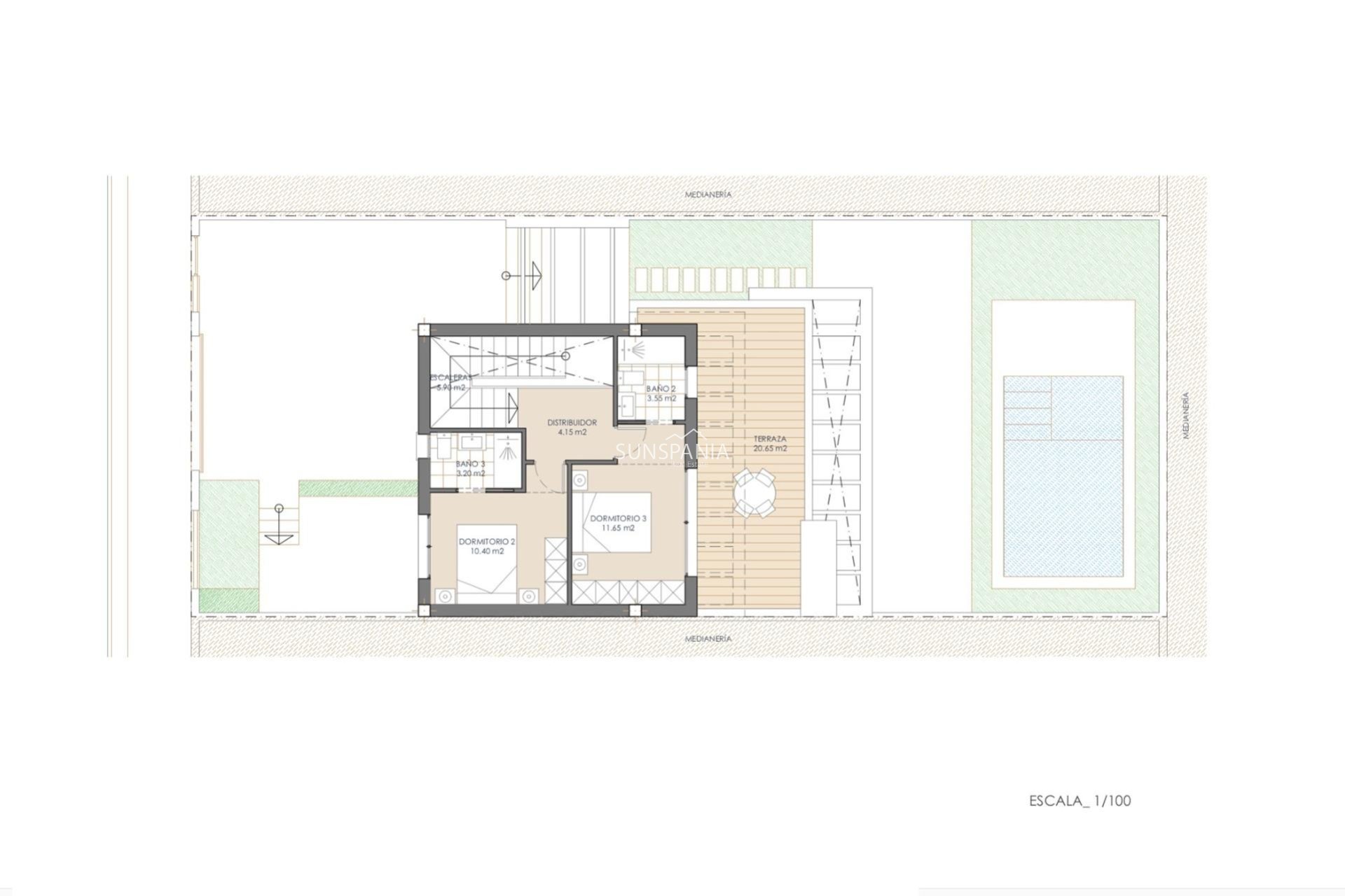 Nouvelle construction - Maison indépendante -
San Juan de los Terreros - Las Mimosas