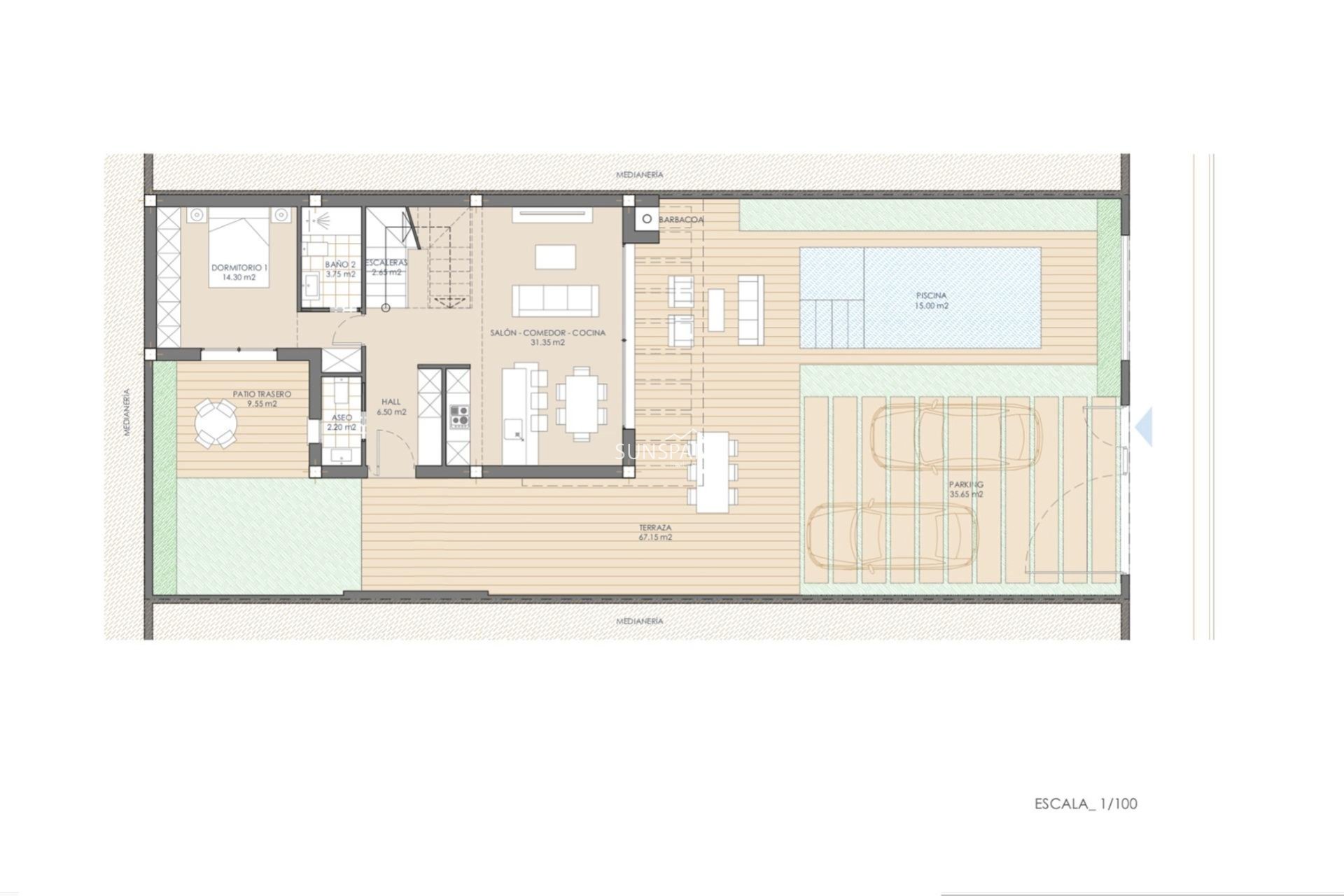 Nouvelle construction - Maison indépendante -
San Juan de los Terreros - Las Mimosas