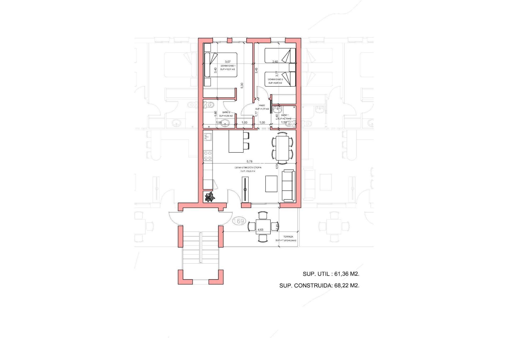 Nouvelle construction - Penthouse -
Fuente Álamo - La Pinilla