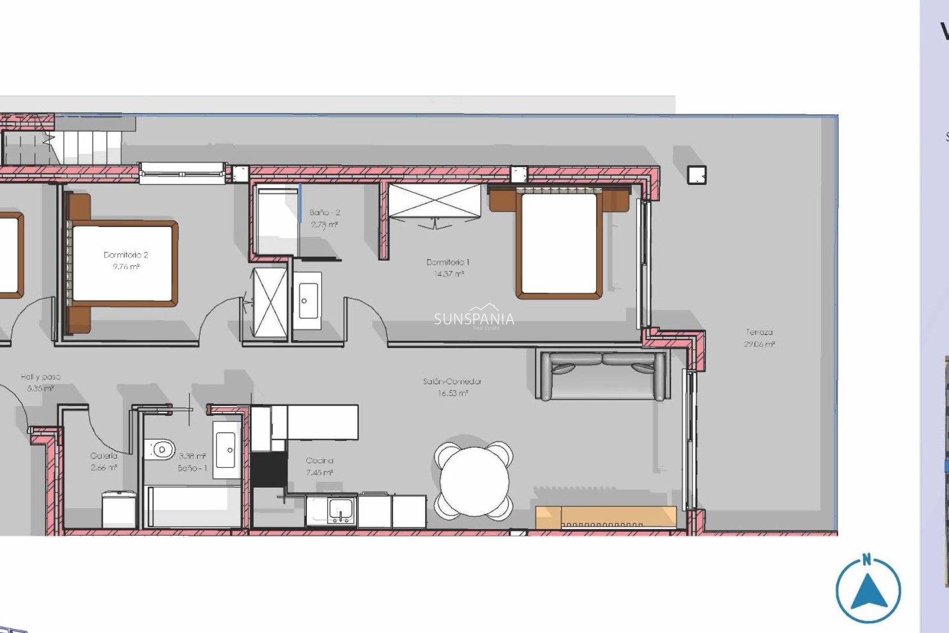 Nouvelle construction - Penthouse -
Guardamar del Segura - El Raso