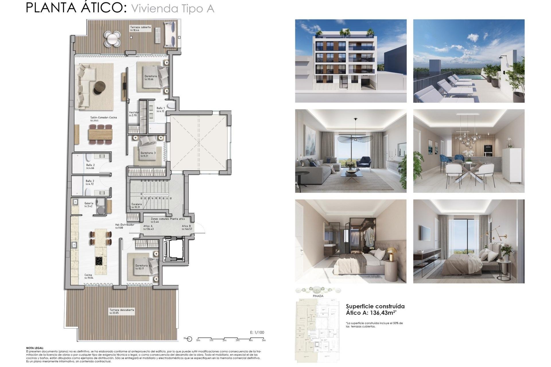 Nouvelle construction - Penthouse -
Guardamar del Segura - Pueblo