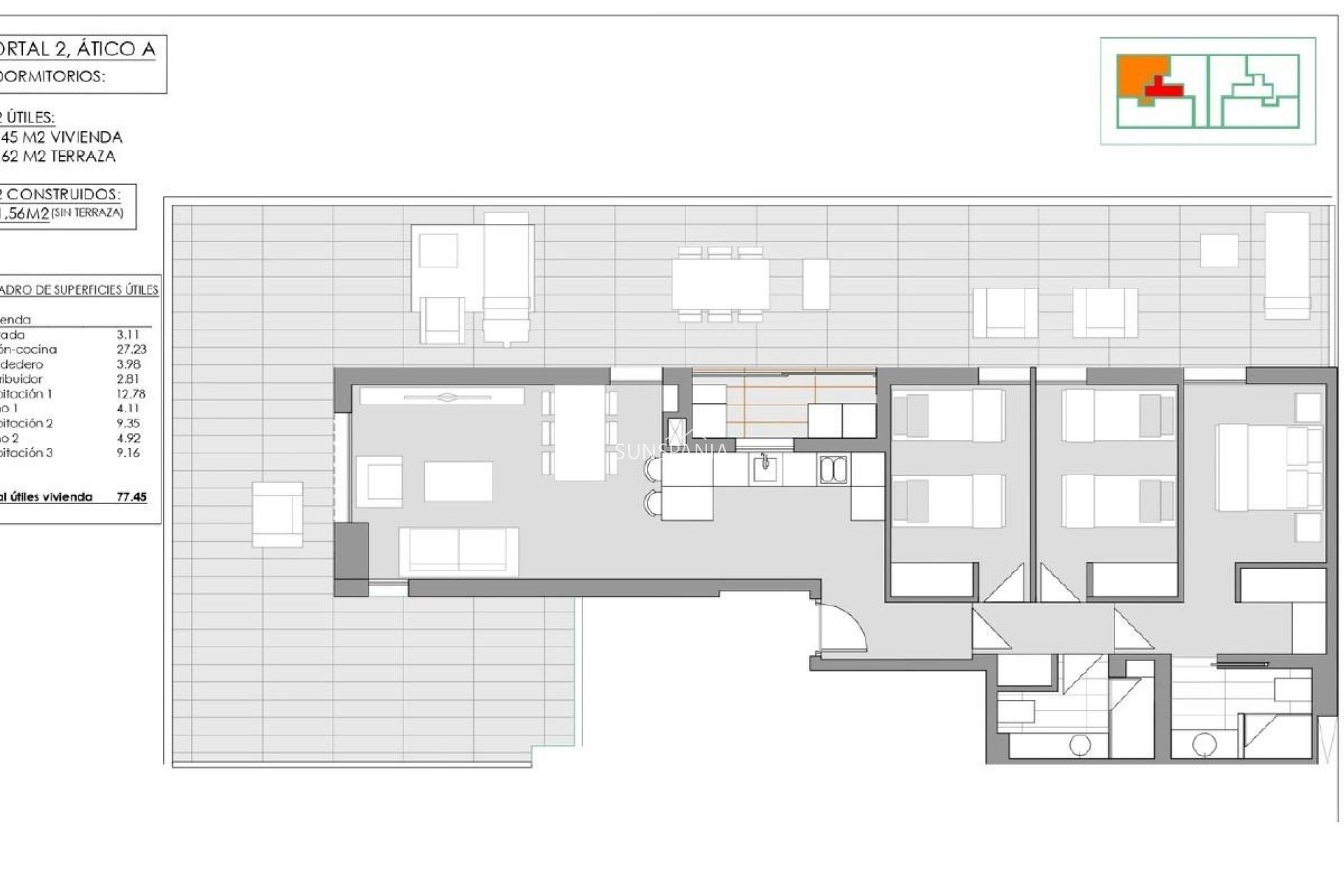 Nouvelle construction - Penthouse -
Jávea Xàbia - Pueblo