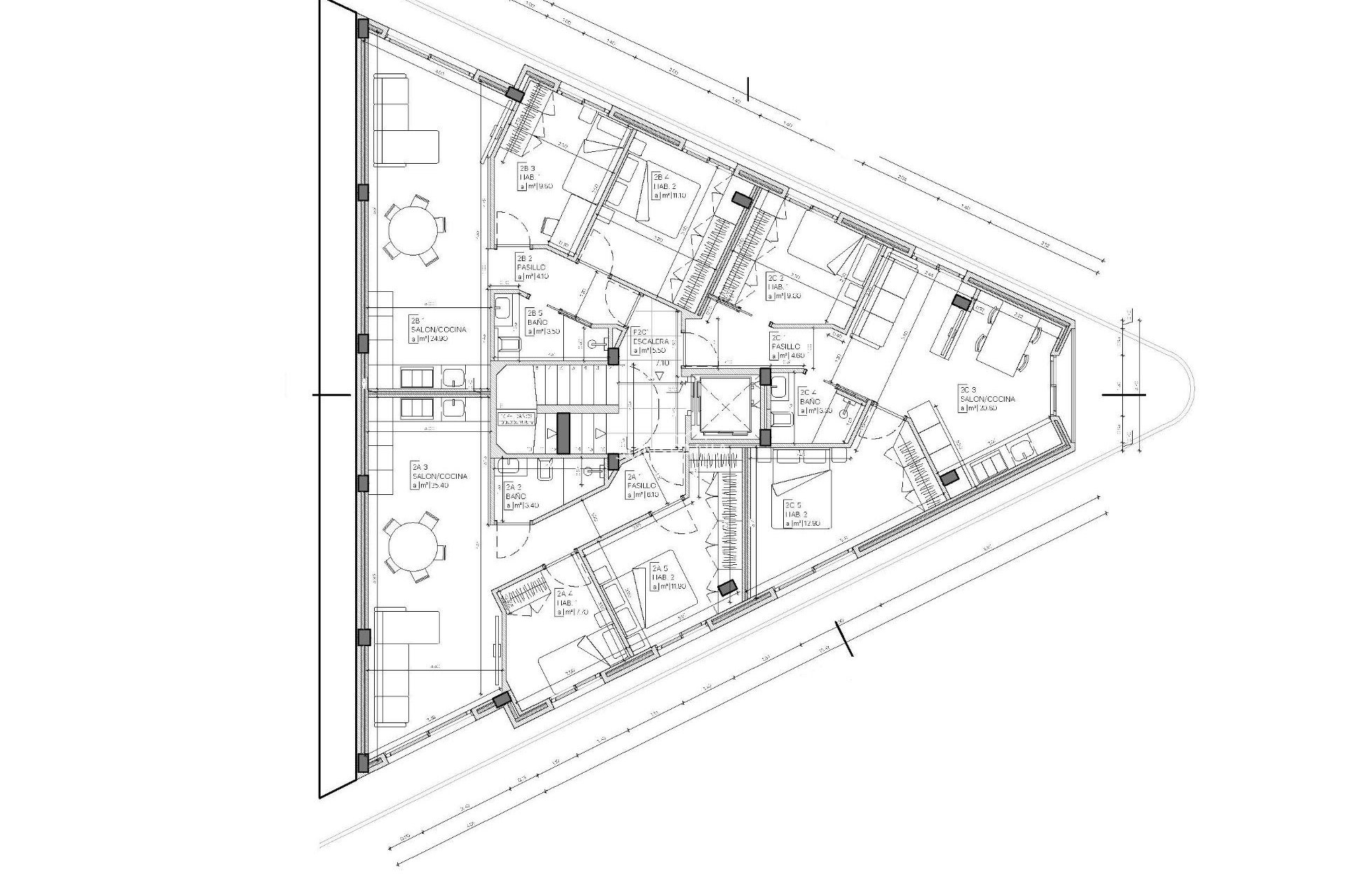 Nouvelle construction - Penthouse -
Mazarron - pueblo