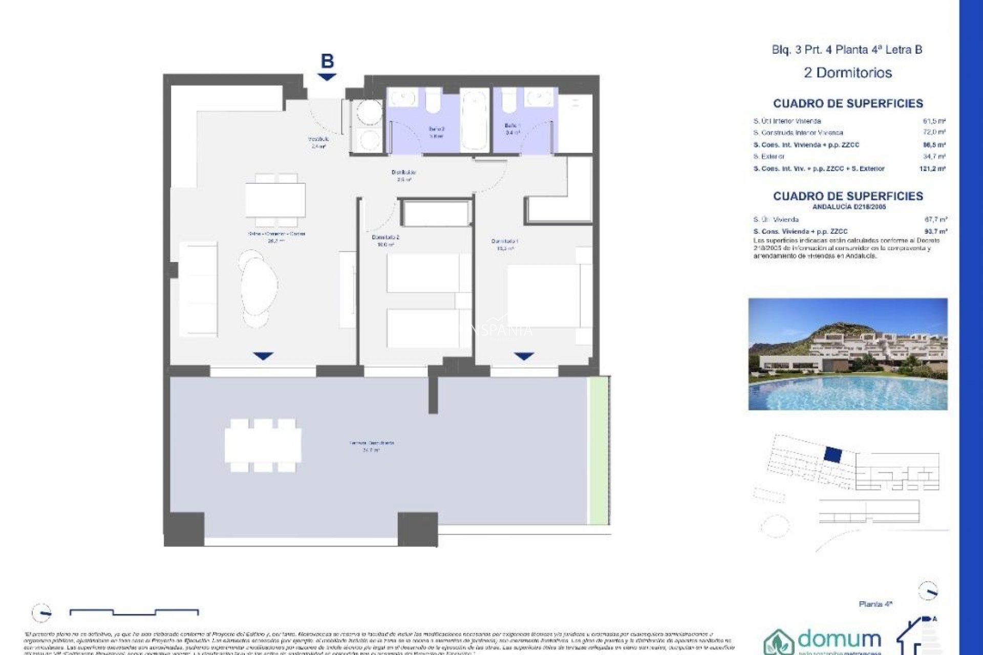 Nouvelle construction - Penthouse -
Pulpi - Aguilón Golf