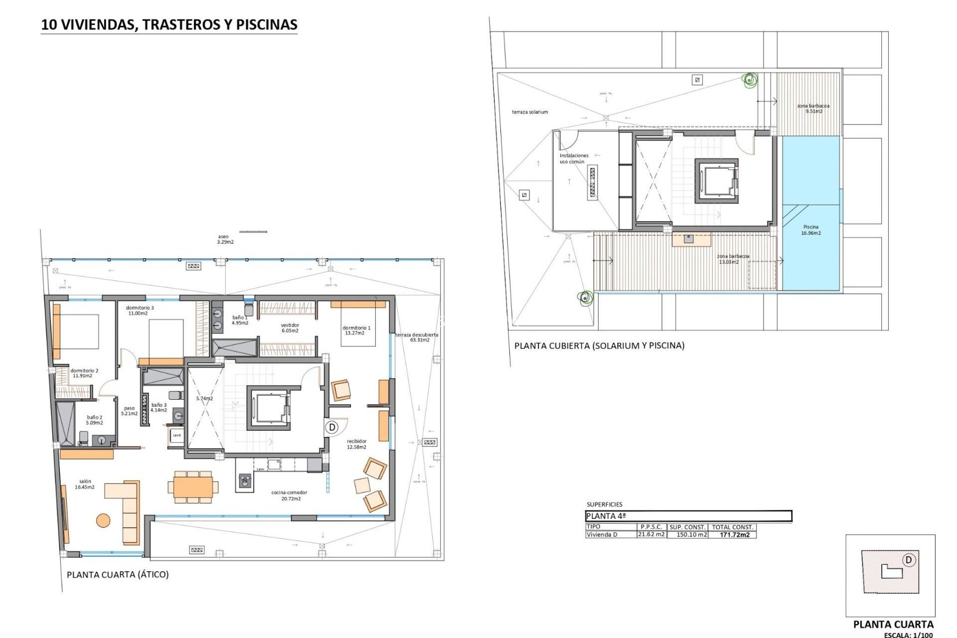 Nouvelle construction - Penthouse -
San Pedro del Pinatar - Lo Pagan